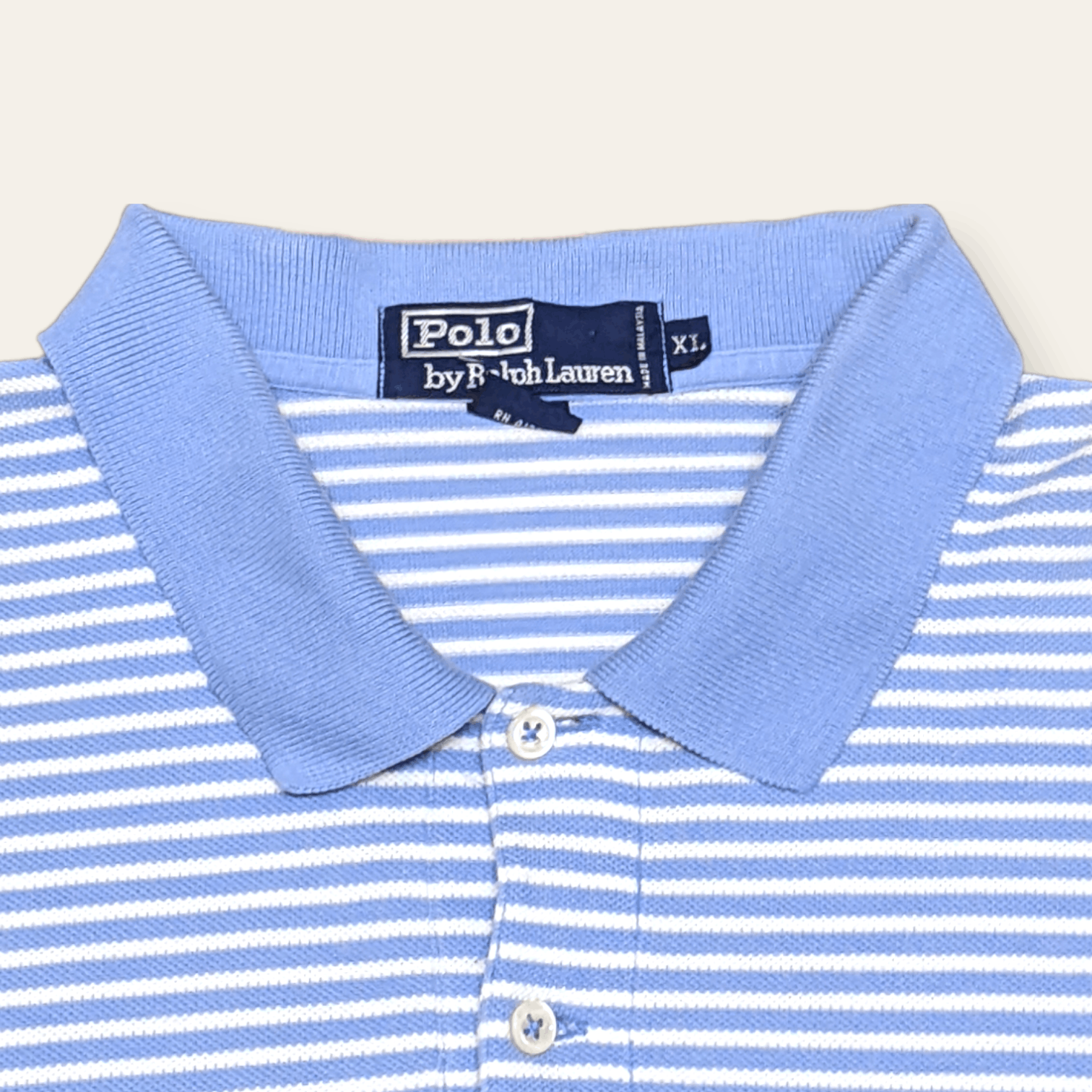 Polo Ralph Lauren × Ralph Lauren × Vintage Vintage 90s Polo RL Tyler The Creator Striped Polo Tees Size US XL / EU 56 / 4 - 4 Thumbnail
