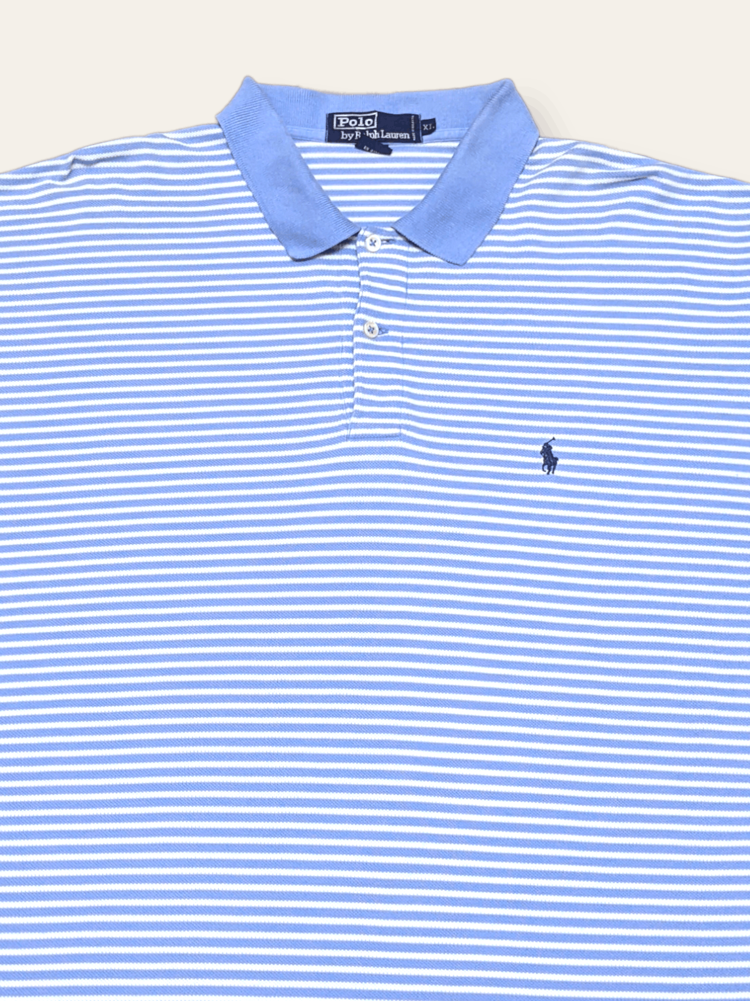 Polo Ralph Lauren × Ralph Lauren × Vintage Vintage 90s Polo RL Tyler The Creator Striped Polo Tees Size US XL / EU 56 / 4 - 3 Thumbnail