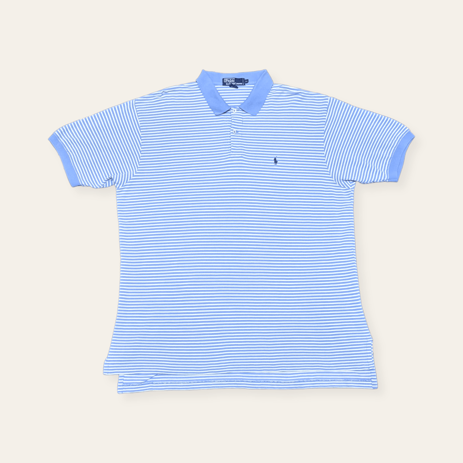 Polo Ralph Lauren × Ralph Lauren × Vintage Vintage 90s Polo RL Tyler The Creator Striped Polo Tees Size US XL / EU 56 / 4 - 1 Thumbnail
