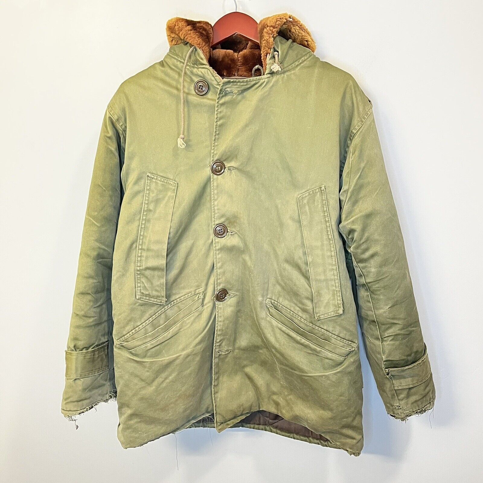 Vintage Vintage 50s 60s B9 Air Force Style Bomber Parka Jacket L | Grailed