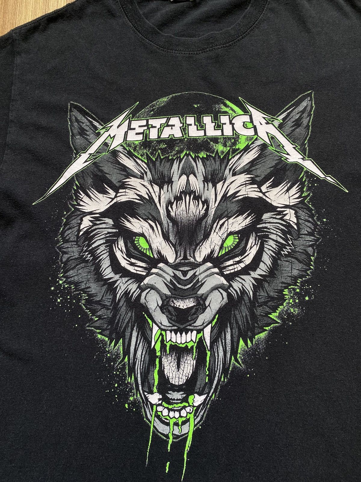 Band Tees Metallica Wolf T Shirt Tee like Slayer Iron Maiden Megadeth Size US S / EU 44-46 / 1 - 2 Thumbnail