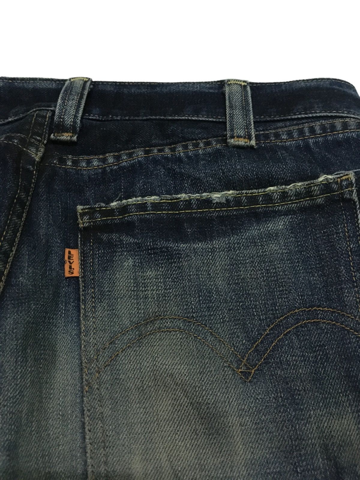 Levi's Vintage Brand Levis Big E Orange Tab Flared Jeans 1990s Size US 30 / EU 46 - 5 Thumbnail