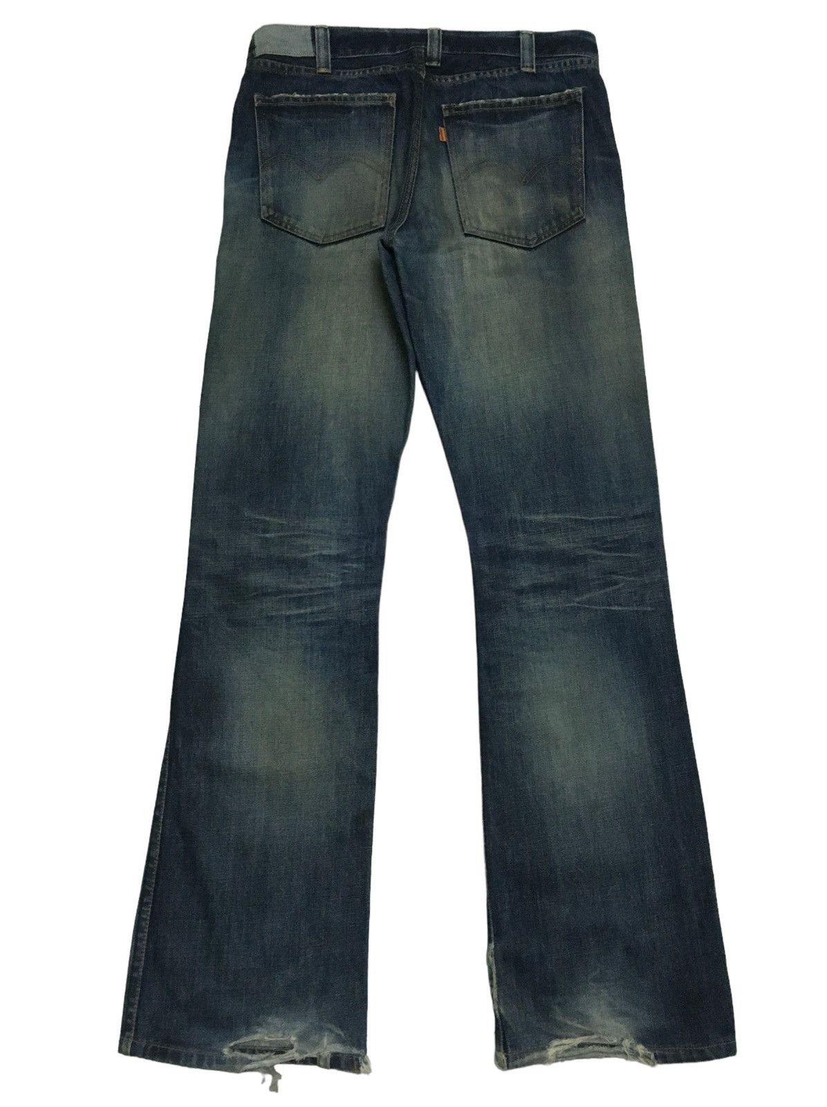 Levi's Vintage Brand Levis Big E Orange Tab Flared Jeans 1990s Size US 30 / EU 46 - 2 Thumbnail