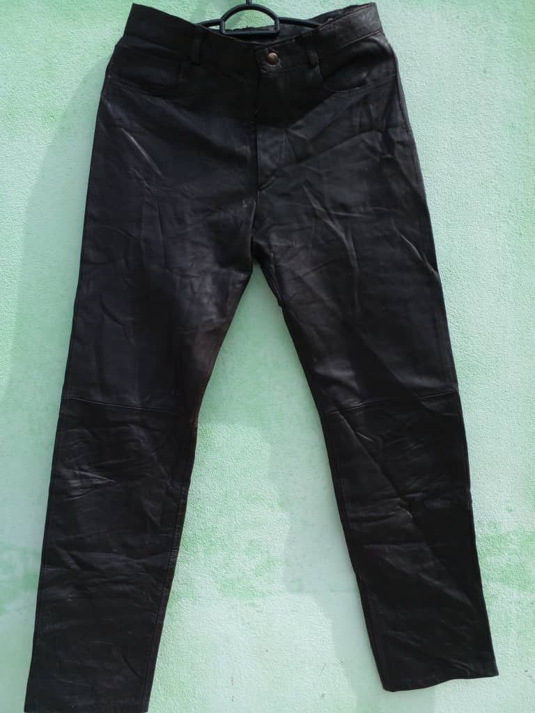 Japanese Brand × Leather LEATHER PANTS LUVA TRAM OFFERS Size US 30 / EU 46 - 2 Thumbnail