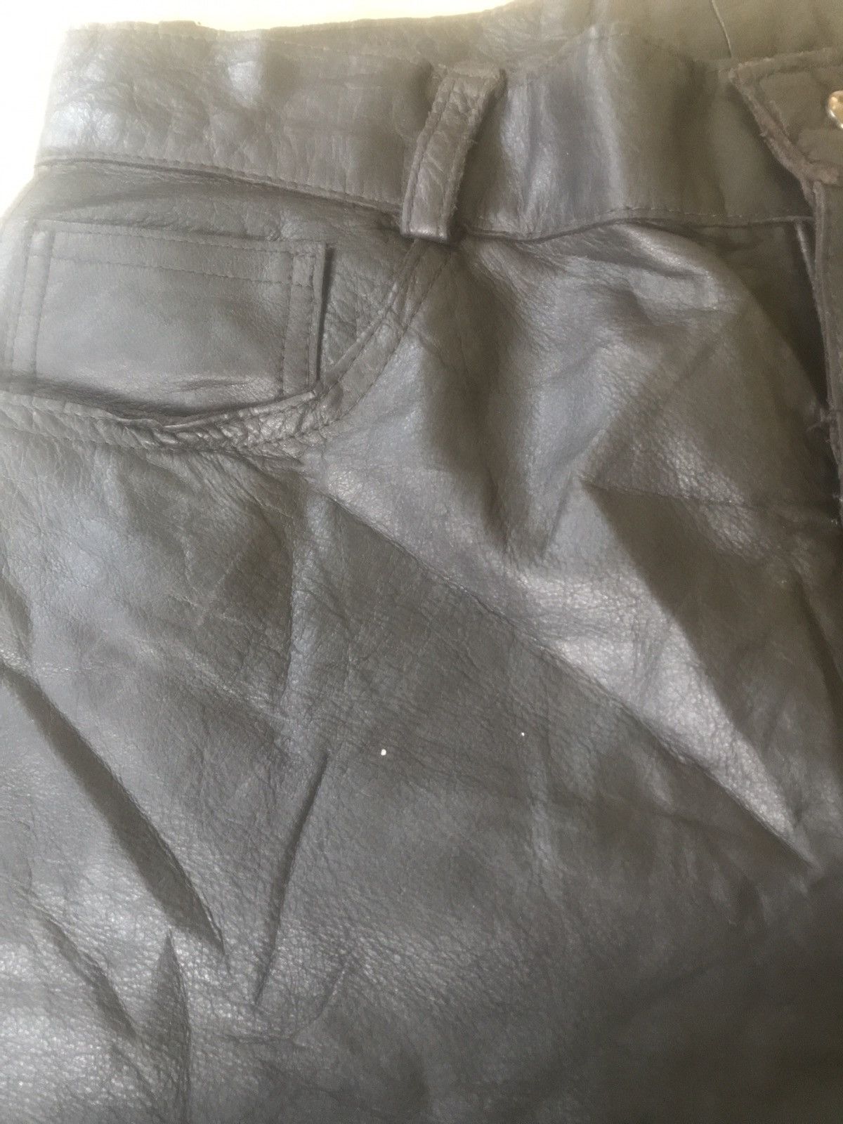 Japanese Brand × Leather LEATHER PANTS LUVA TRAM OFFERS Size US 30 / EU 46 - 19 Thumbnail