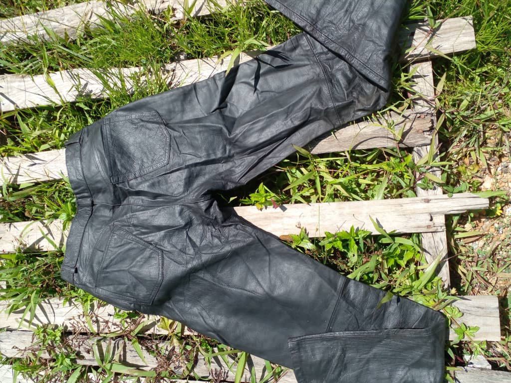 Japanese Brand × Leather LEATHER PANTS LUVA TRAM OFFERS Size US 30 / EU 46 - 3 Thumbnail