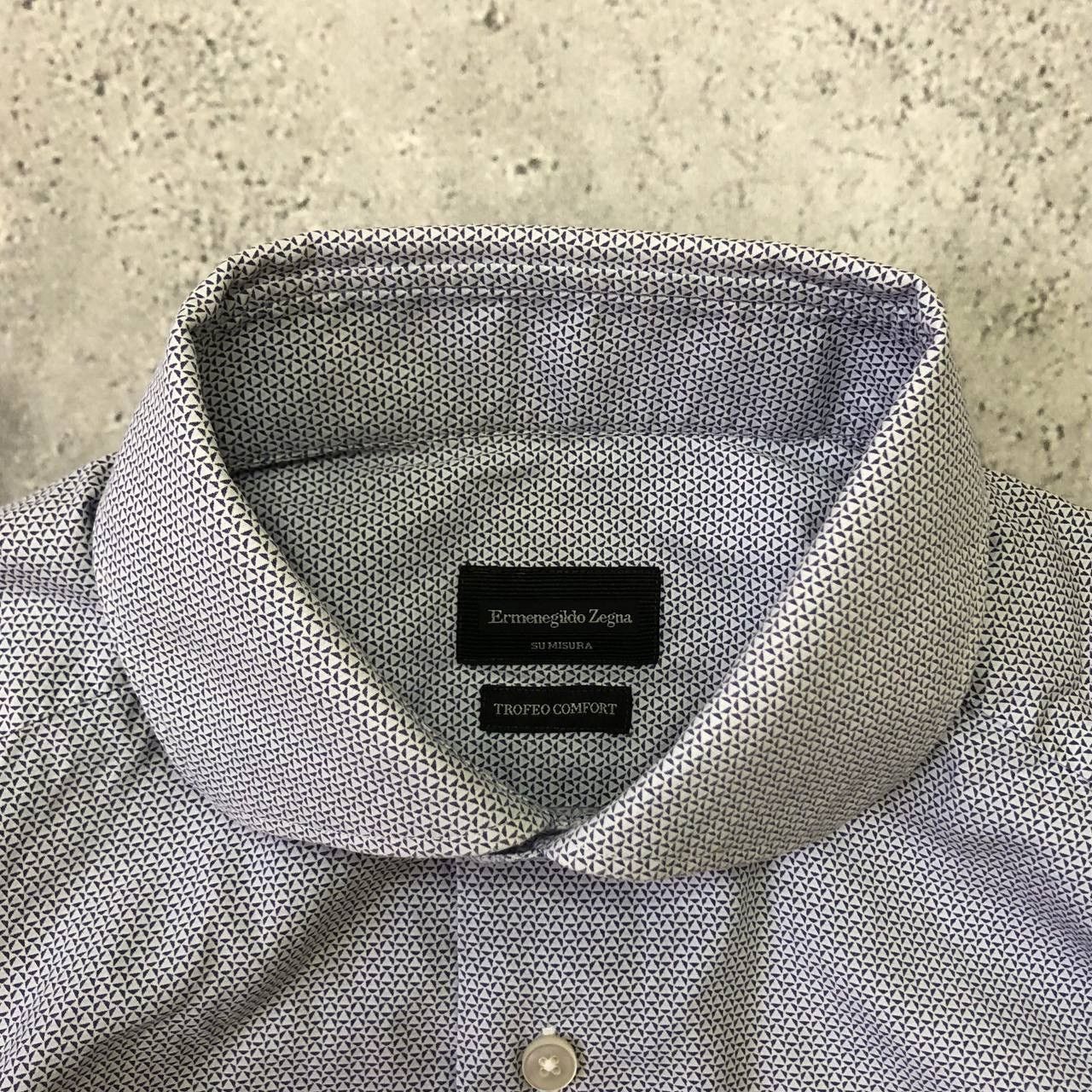 Ermenegildo Zegna Ermenegildo Zegna "Trofeo Comfort" Dress Shirt – Su Misura Size US M / EU 48-50 / 2 - 4 Thumbnail