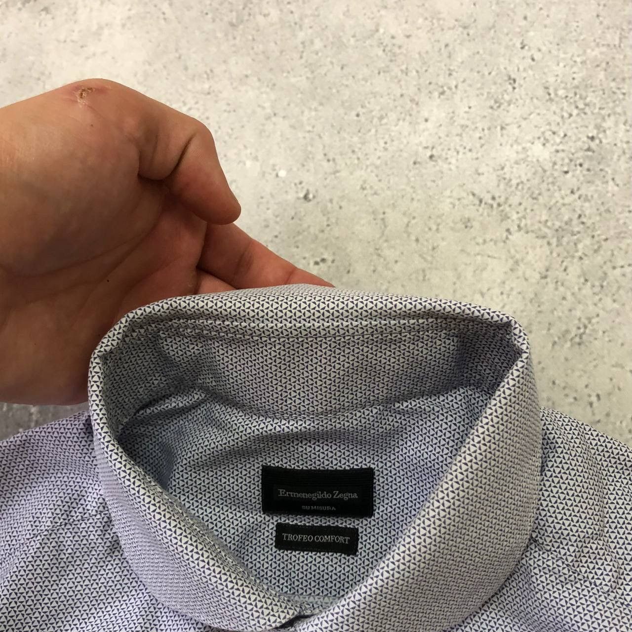 Ermenegildo Zegna Ermenegildo Zegna "Trofeo Comfort" Dress Shirt – Su Misura Size US M / EU 48-50 / 2 - 6 Thumbnail