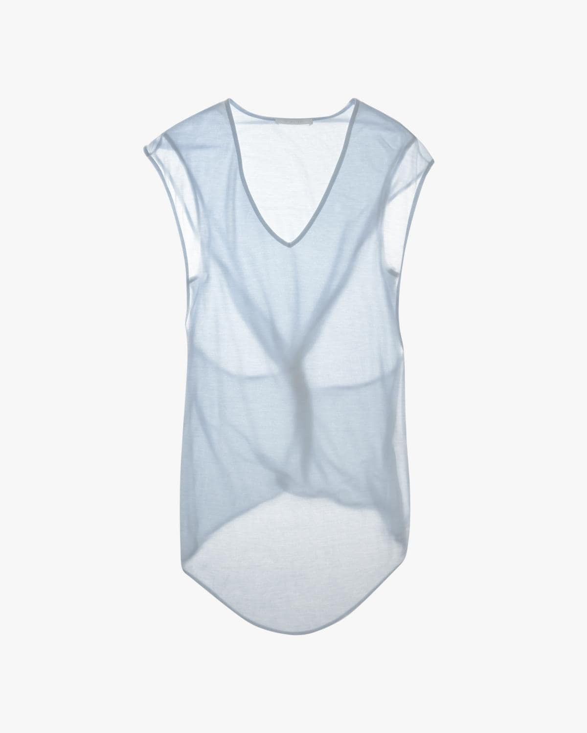 Helmut Lang Women's Helmut Lang Twist Back Cap Sleeves Curved Hem Top M Size M / US 6-8 / IT 42-44 - 1 Thumbnail