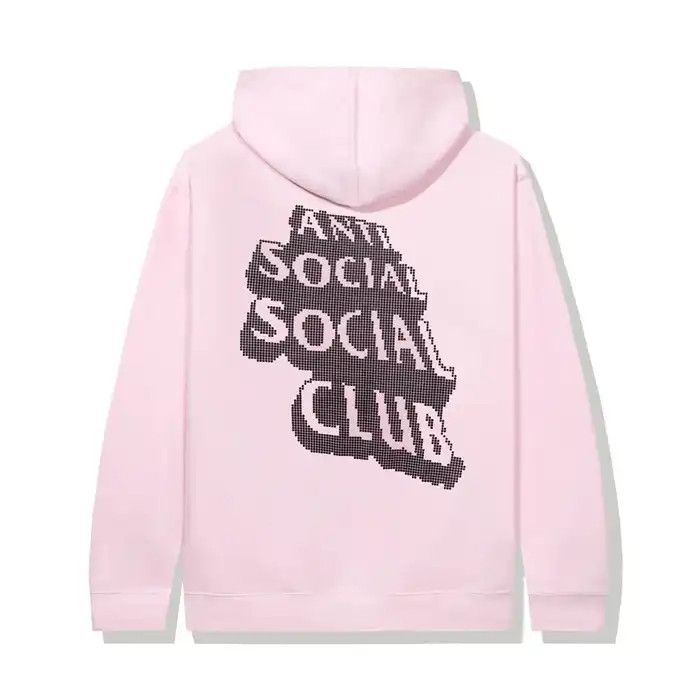 Anti social social club 1.5 pink hoodie