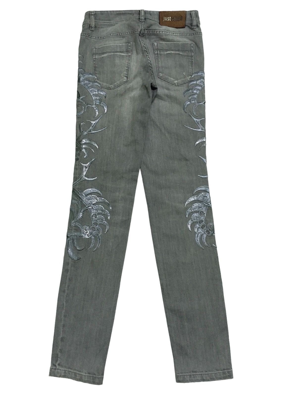 Just Cavalli Rare Design Vintage Brand Just Cavalli Sukajan Jeans 1990s Size US 26 / EU 42 - 2 Thumbnail