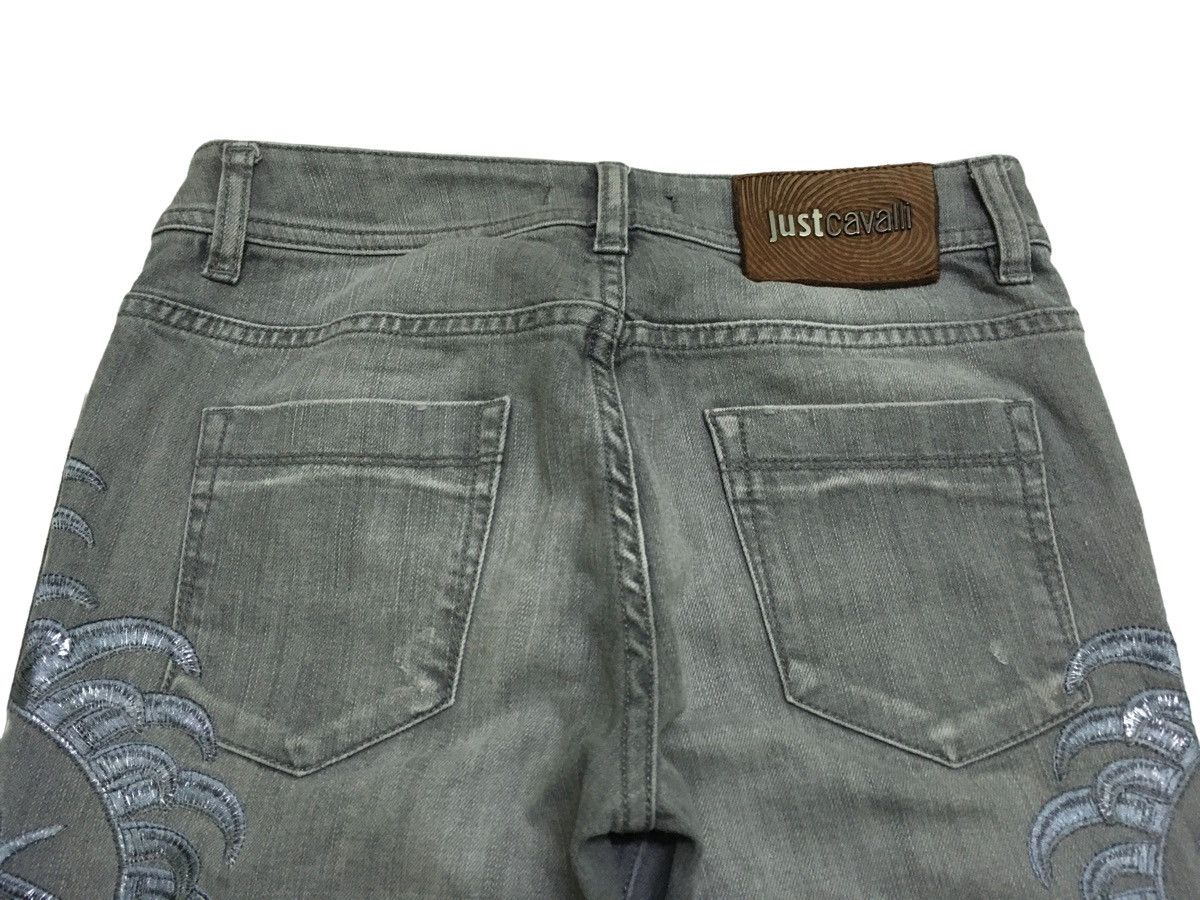 Just Cavalli Rare Design Vintage Brand Just Cavalli Sukajan Jeans 1990s Size US 26 / EU 42 - 4 Thumbnail