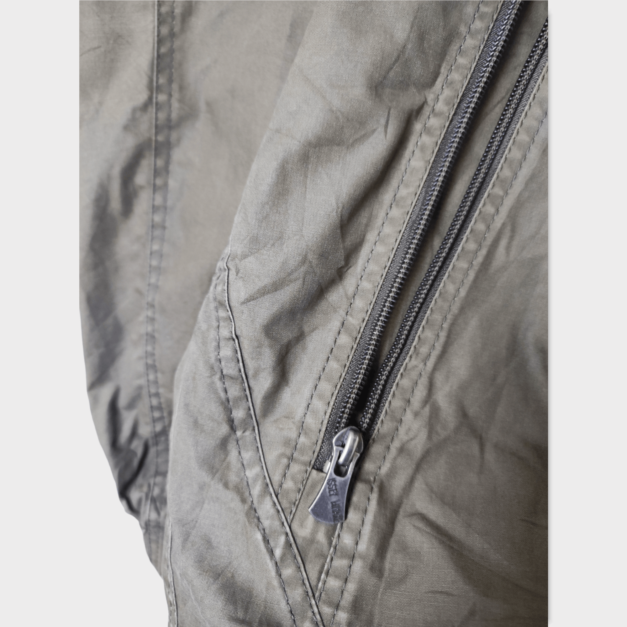 Issey Miyake Vintage Issey Miyake Military Hoodie Jacket Miyake Japan Size US L / EU 52-54 / 3 - 7 Thumbnail