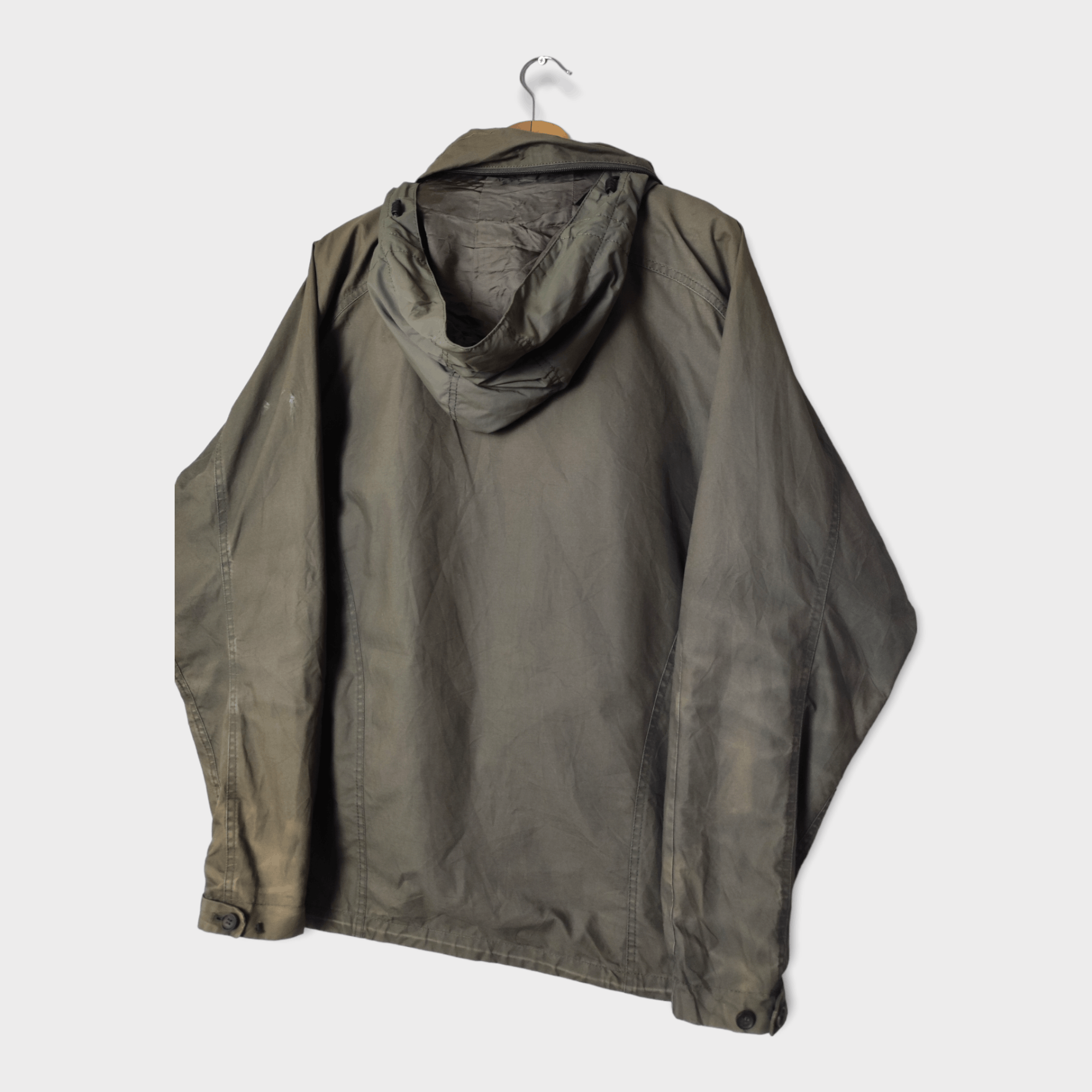 Issey Miyake Vintage Issey Miyake Military Hoodie Jacket Miyake Japan Size US L / EU 52-54 / 3 - 9 Thumbnail