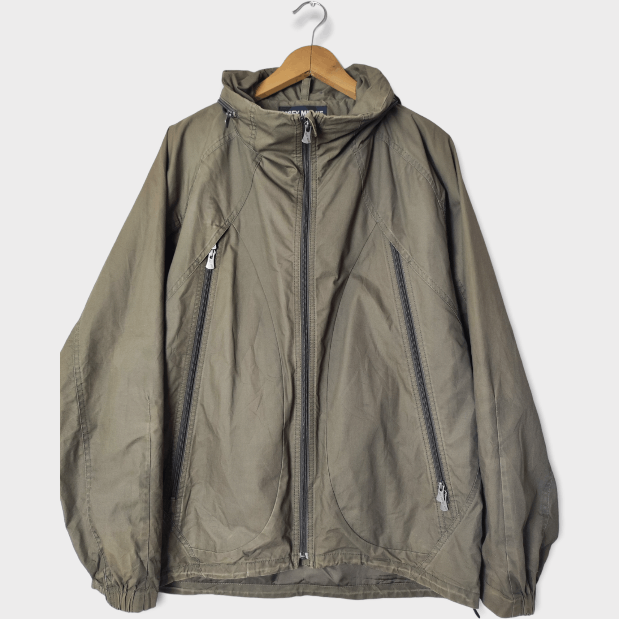 Issey Miyake Vintage Issey Miyake Military Hoodie Jacket Miyake Japan Size US L / EU 52-54 / 3 - 2 Thumbnail