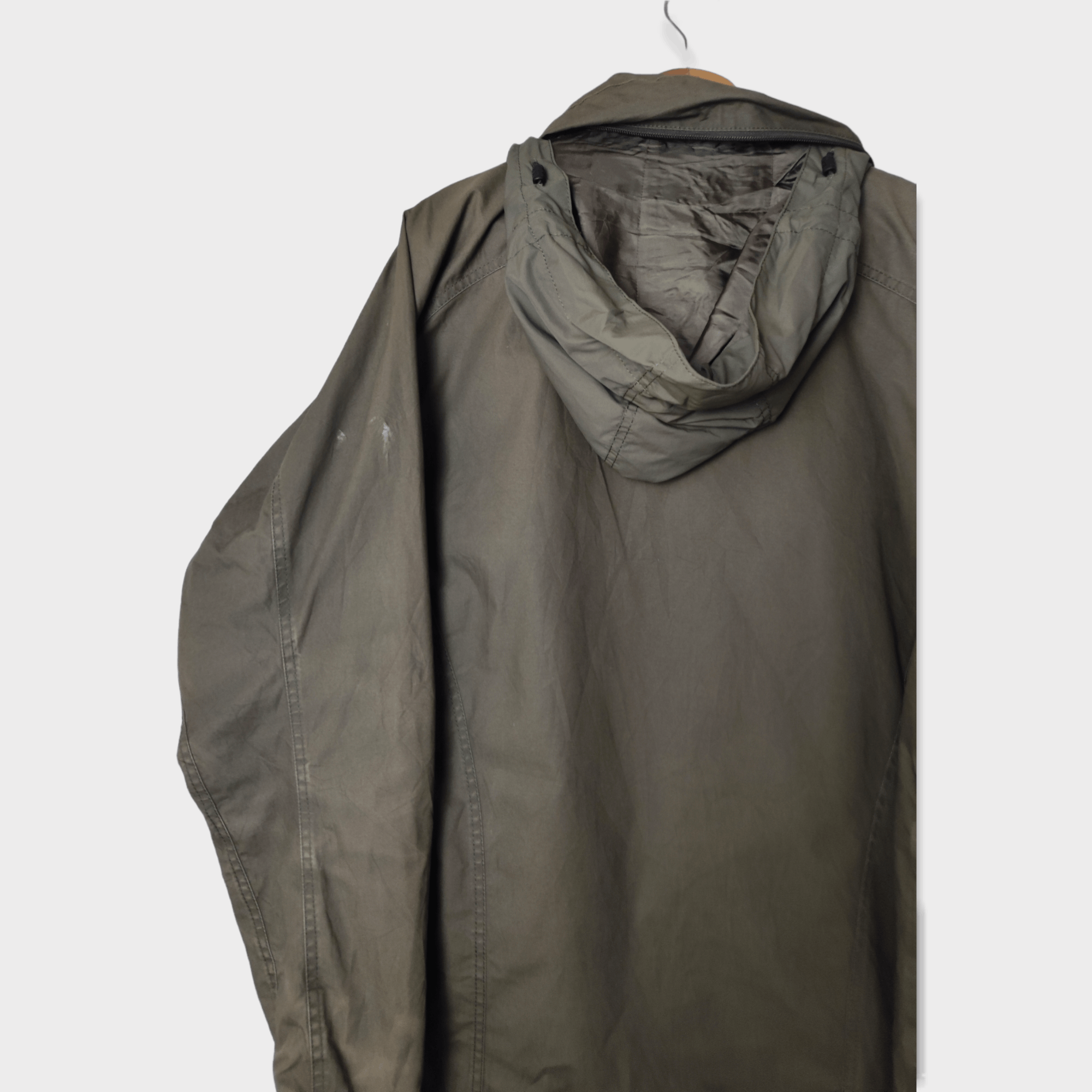 Issey Miyake Vintage Issey Miyake Military Hoodie Jacket Miyake Japan Size US L / EU 52-54 / 3 - 11 Thumbnail