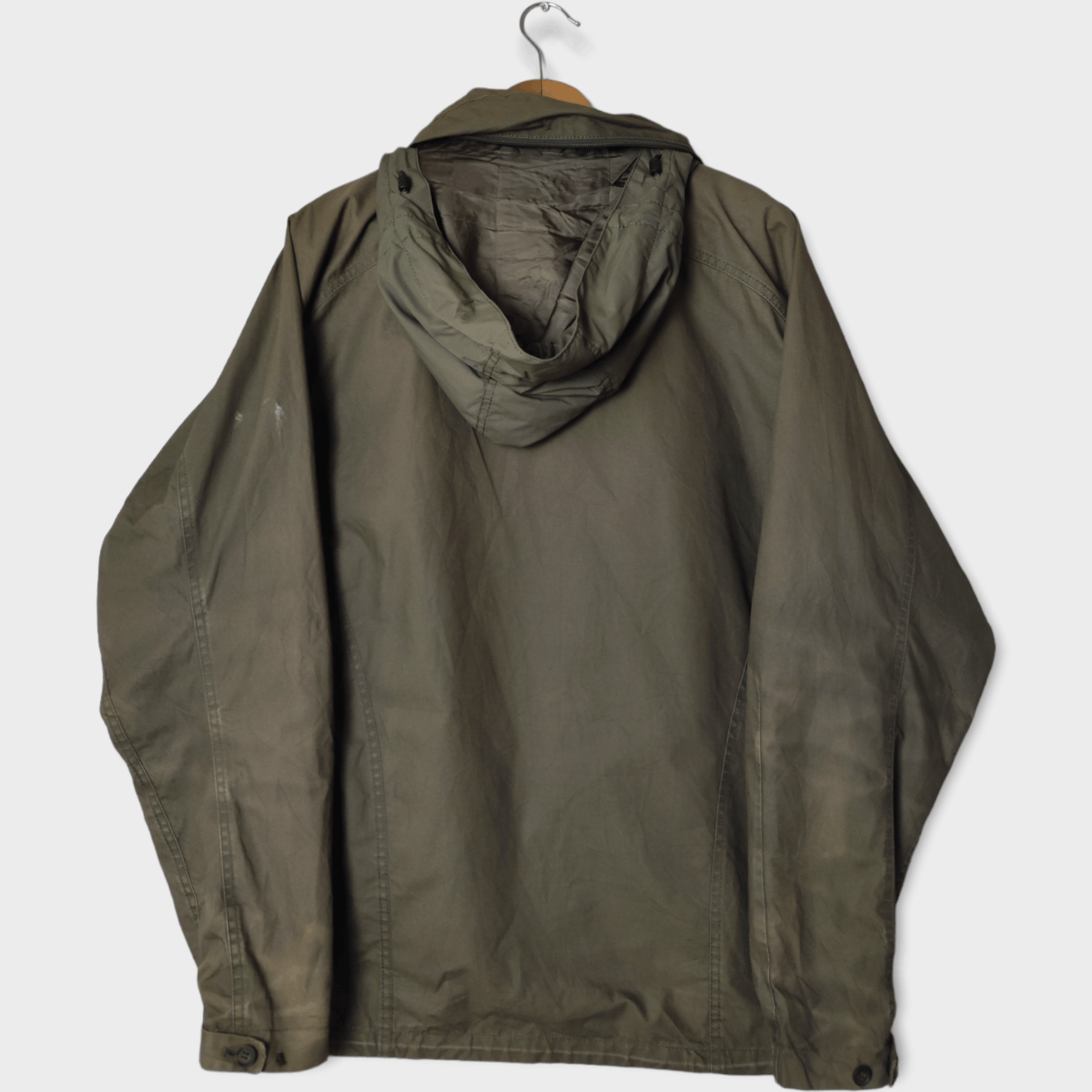 Issey Miyake Vintage Issey Miyake Military Hoodie Jacket Miyake Japan Size US L / EU 52-54 / 3 - 8 Thumbnail