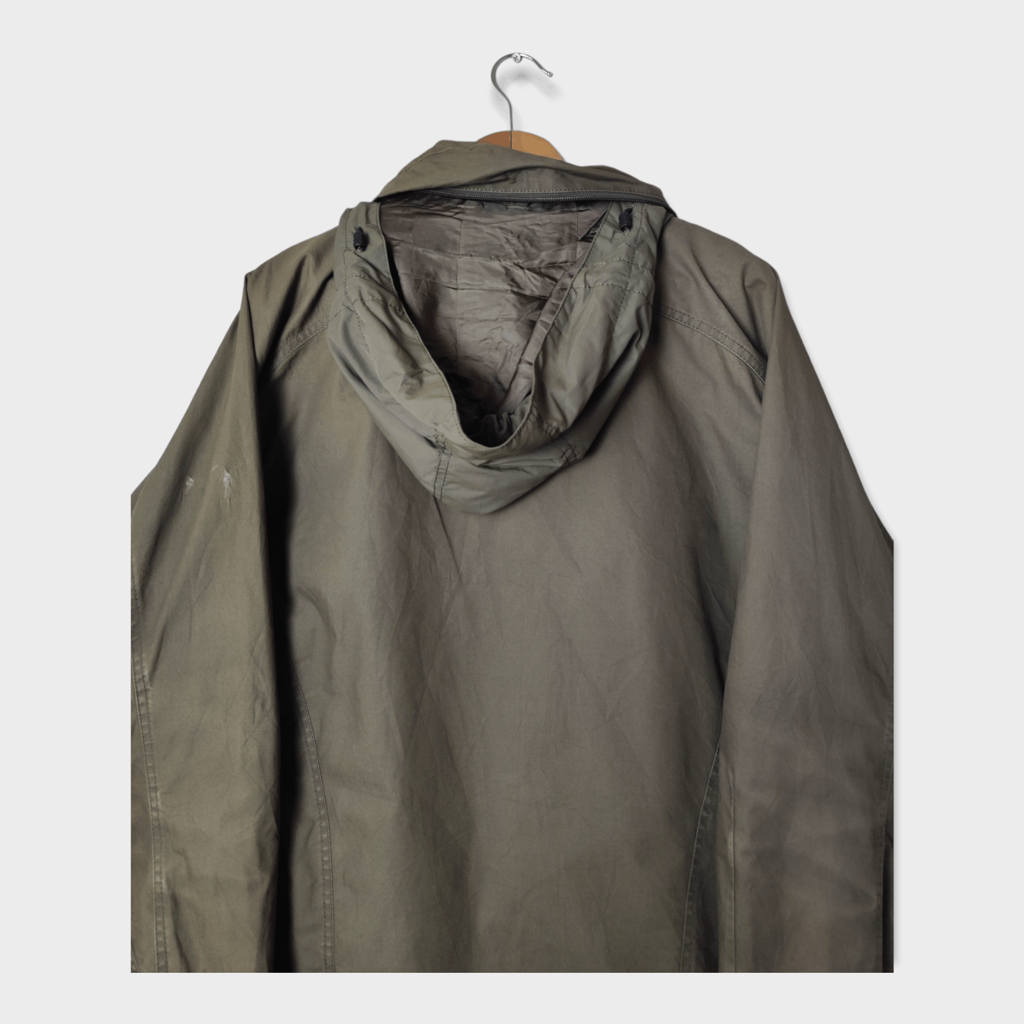 Issey Miyake Vintage Issey Miyake Military Hoodie Jacket Miyake Japan Size US L / EU 52-54 / 3 - 10 Thumbnail