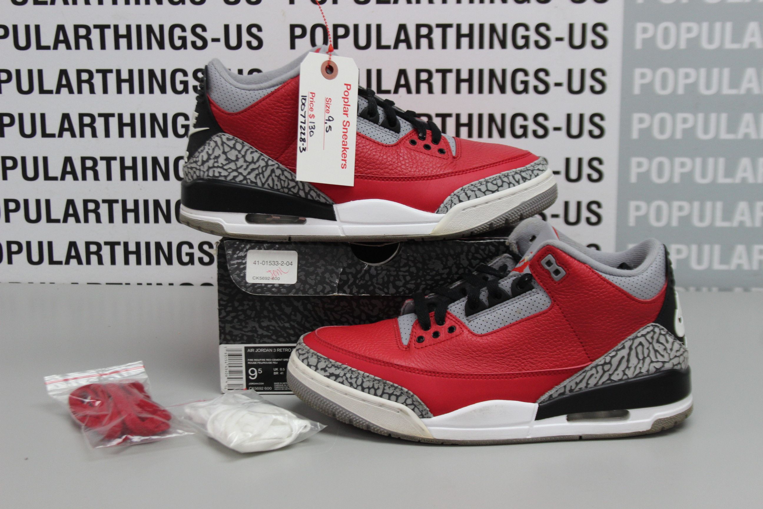 3s jordans red