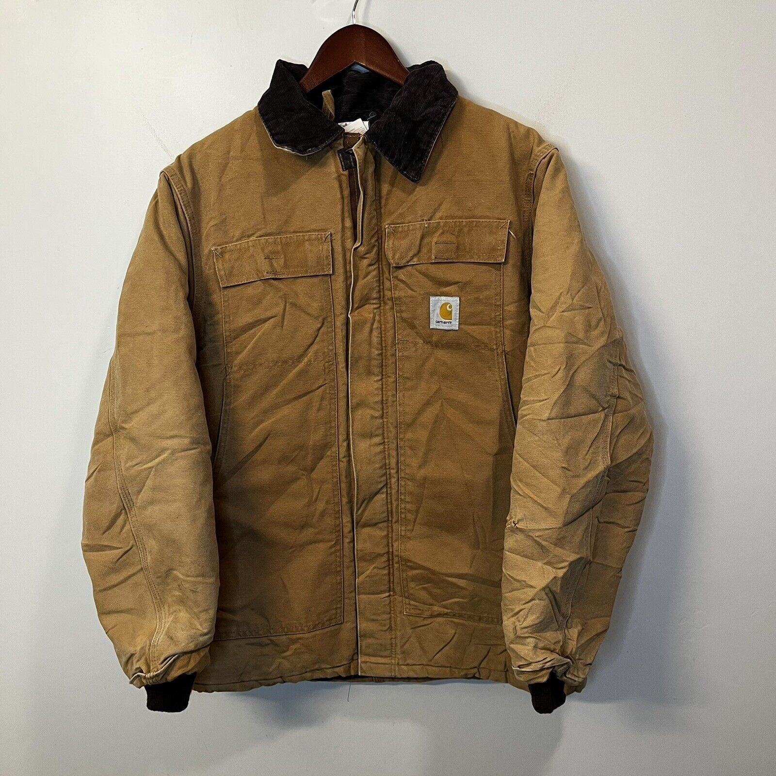 Vintage Vintage Carhartt quilt Lined Chore Barn Garage Work Jacket ...