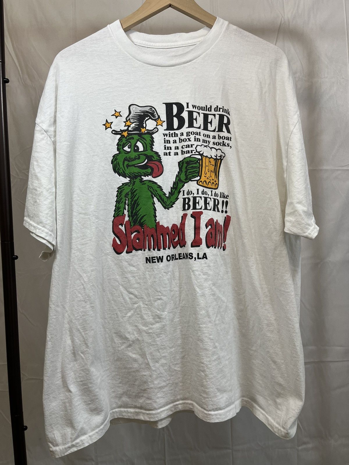 Vintage Oversized Dr Seuss Alcohol Parody Adult Humor Drunk Tee Size US XXL / EU 58 / 5 - 2 Thumbnail