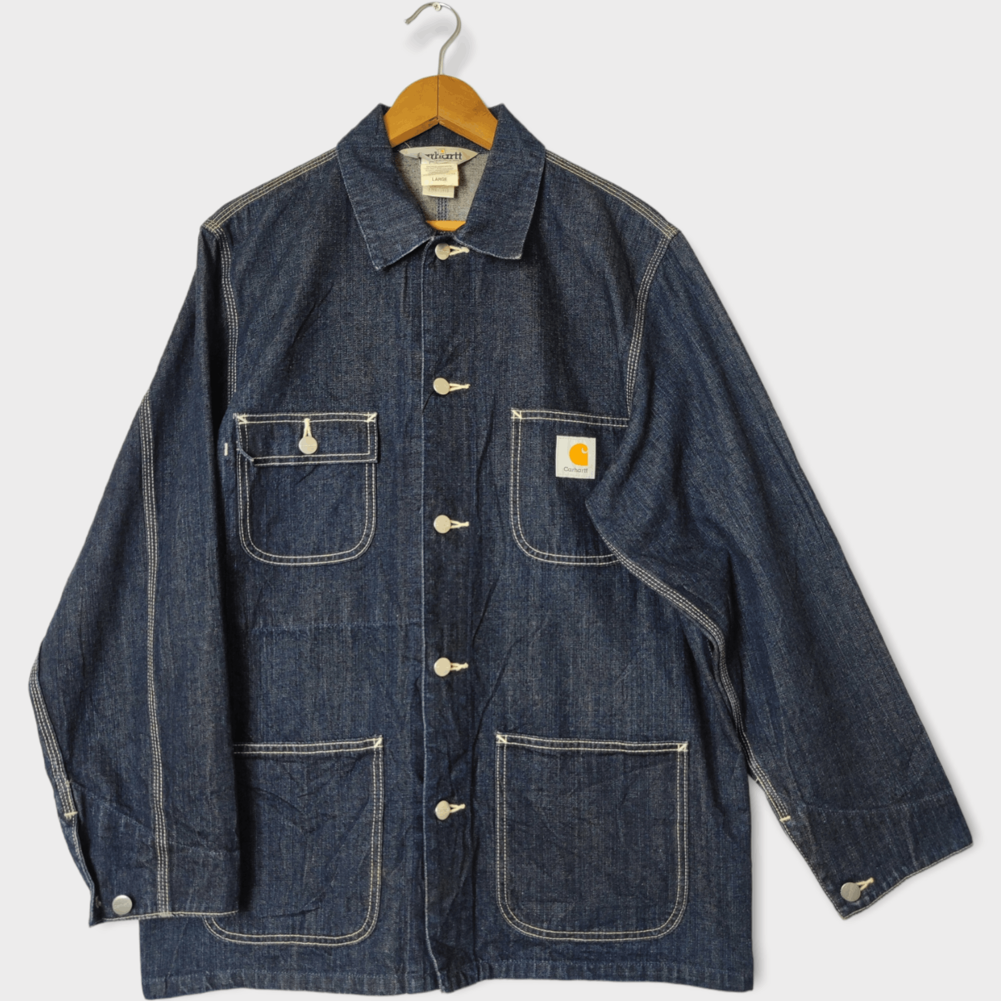 Carhartt Vintage Carhartt Denim Chore Jacket Tupac 80s Size