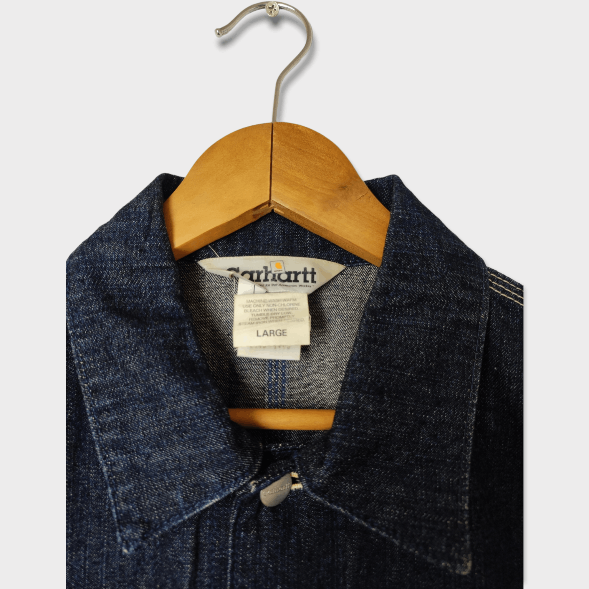 Carhartt Vintage Carhartt Chore Denim Jacket Large Size US L / EU 52-54 / 3 - 6 Thumbnail