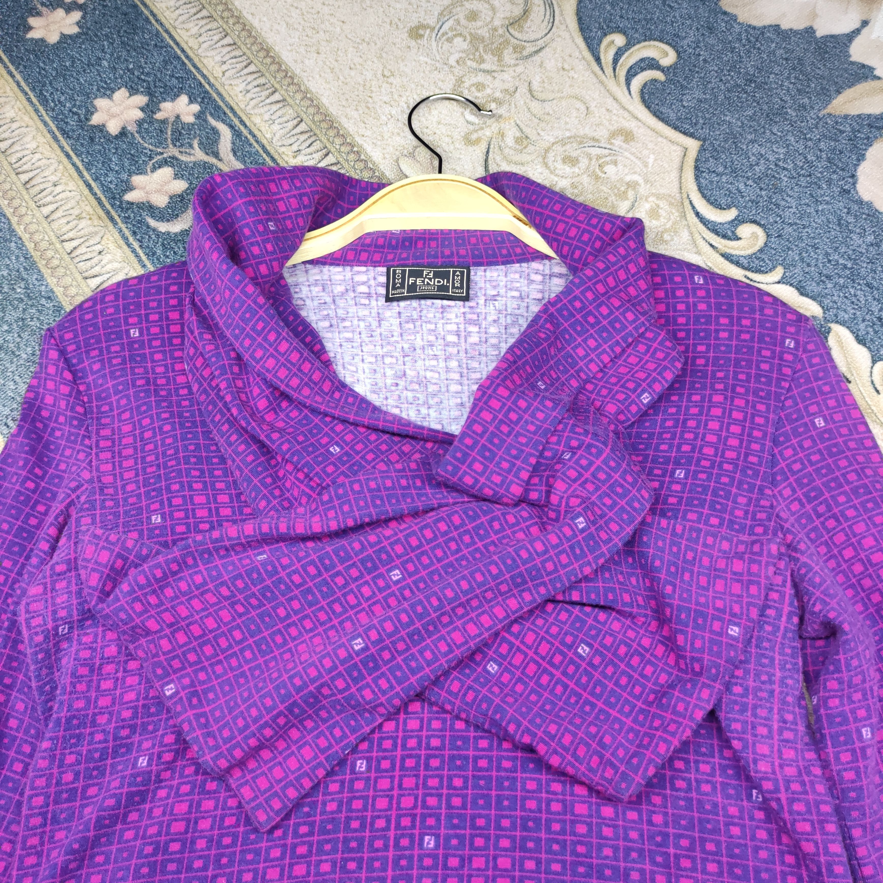 Fendi A13 FENDI Snake Skin Pattern Sweater Size S / US 4 / IT 40 - 7 Thumbnail