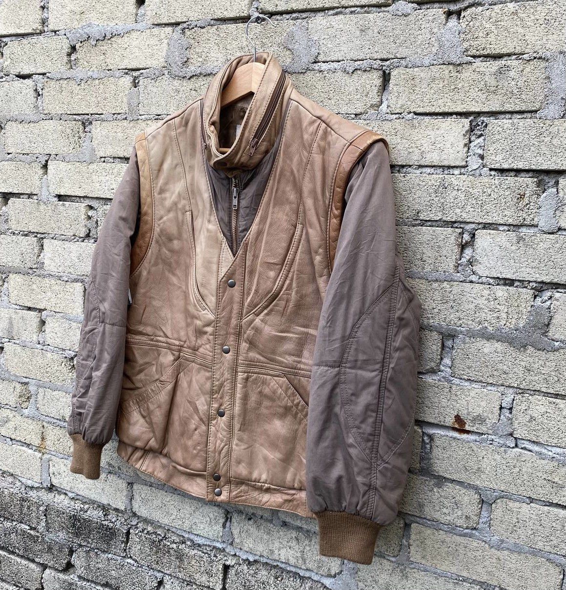 M. Julian × Vintage Vintage Max Julian leather bomber jacket 2 in 1 Size US S / EU 44-46 / 1 - 7 Thumbnail