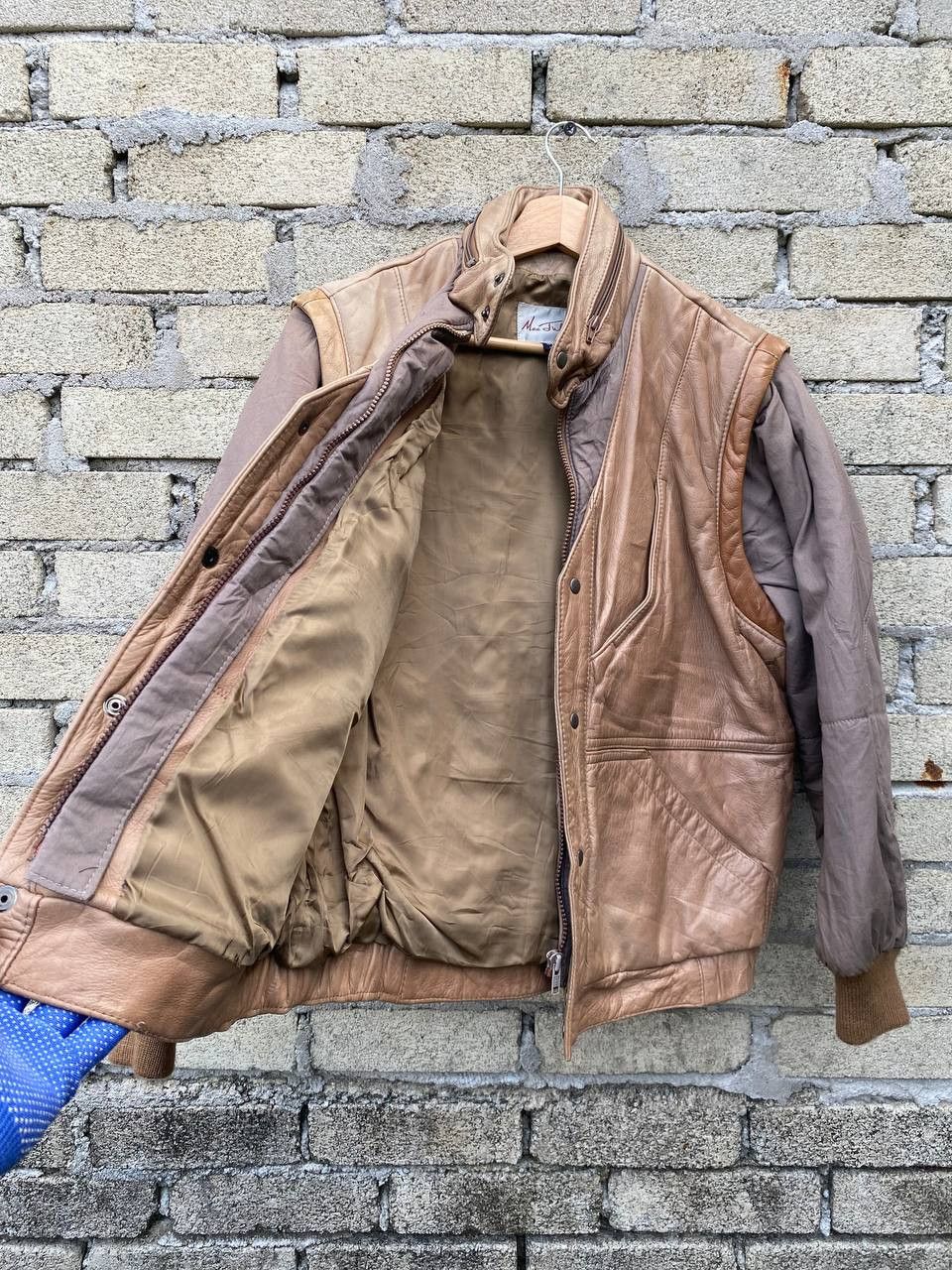 M. Julian × Vintage Vintage Max Julian leather bomber jacket 2 in 1 Size US S / EU 44-46 / 1 - 2 Thumbnail