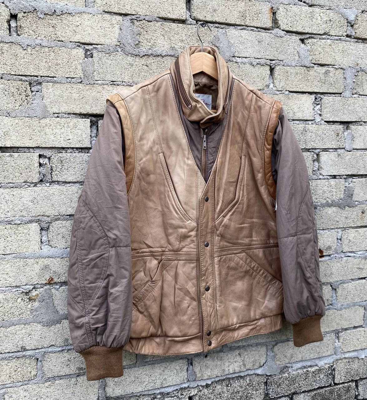 M. Julian × Vintage Vintage Max Julian leather bomber jacket 2 in 1 Size US S / EU 44-46 / 1 - 6 Thumbnail