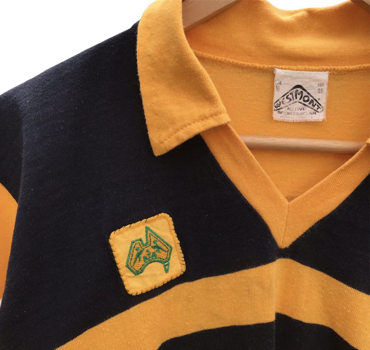 Vintage Vintage 60s/70s australia rugby club matchworn team jersey Size US M / EU 48-50 / 2 - 4 Thumbnail