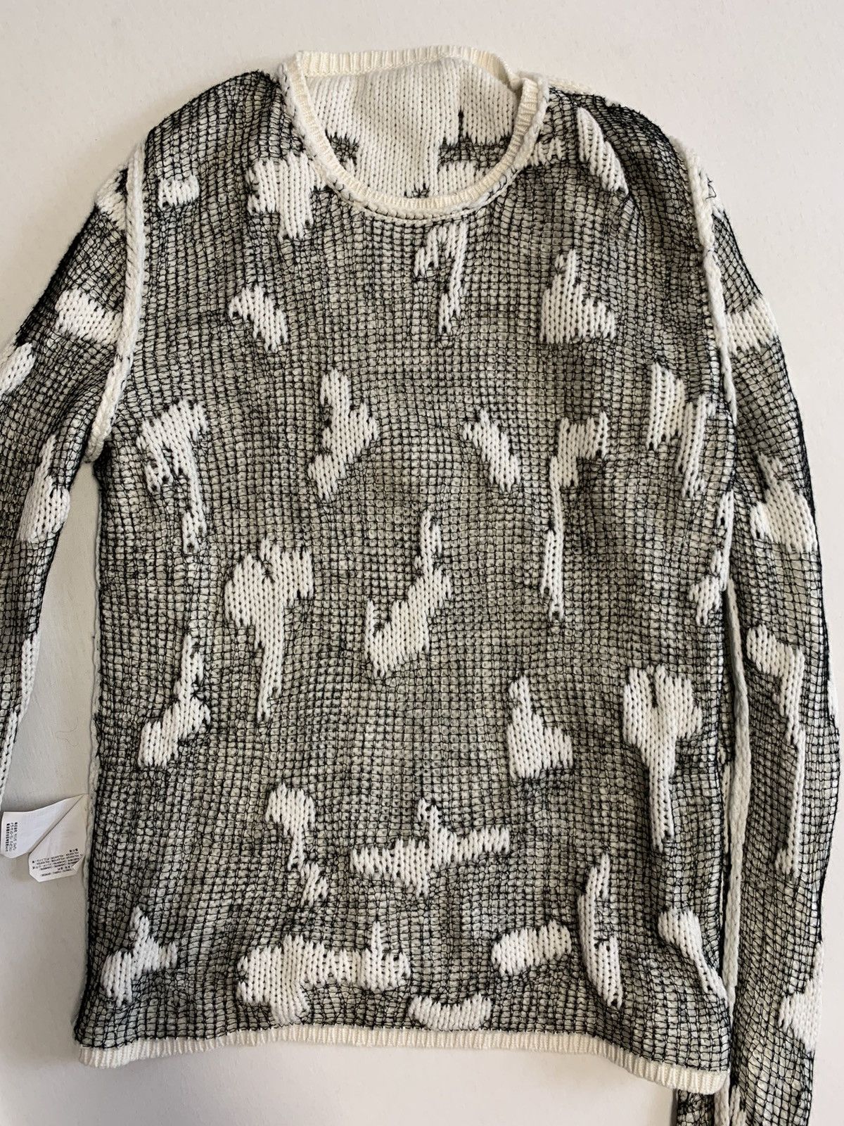 Saint Laurent Paris white wool knit Size US M / EU 48-50 / 2 - 8 Thumbnail