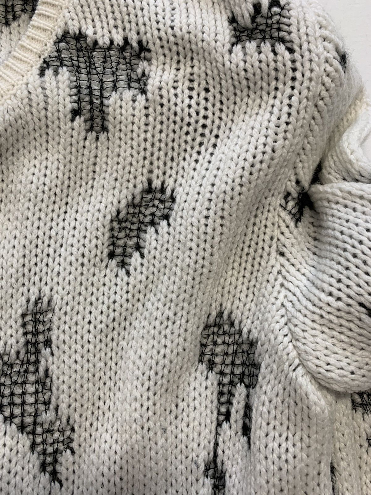 Saint Laurent Paris white wool knit Size US M / EU 48-50 / 2 - 7 Thumbnail