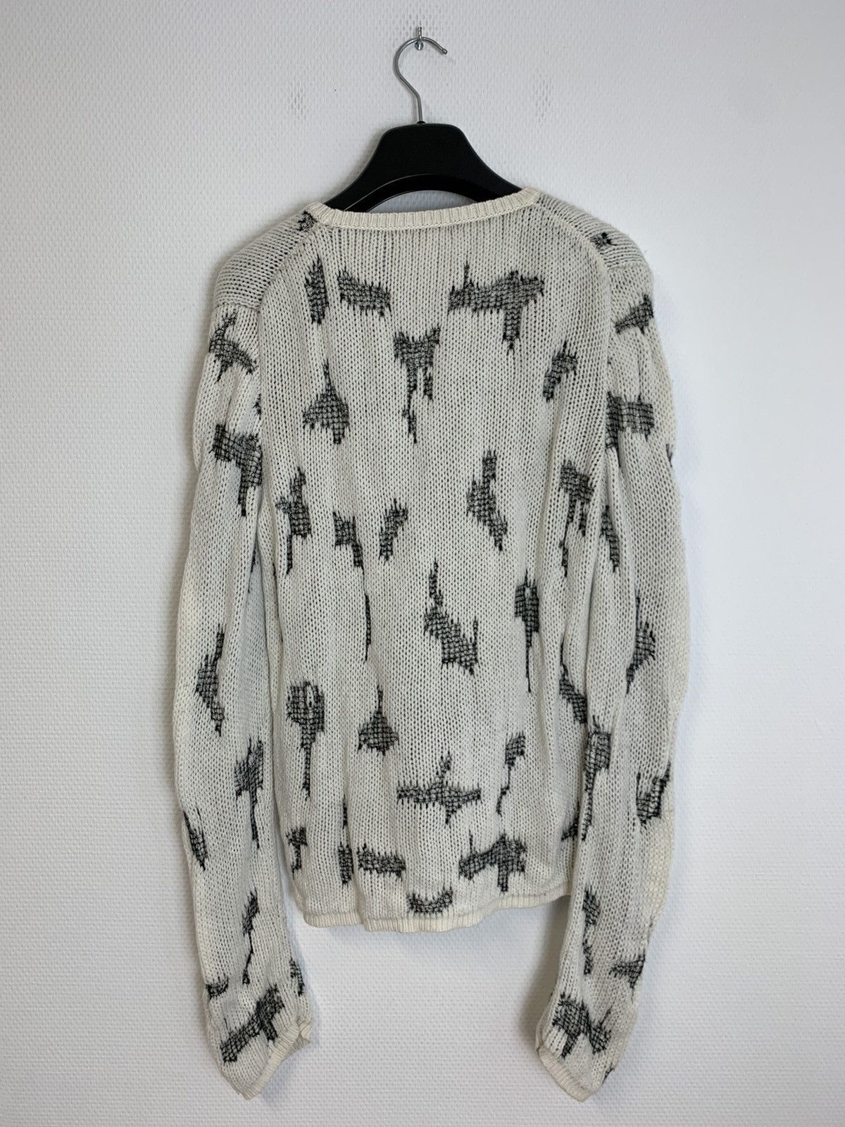 Saint Laurent Paris white wool knit Size US M / EU 48-50 / 2 - 2 Thumbnail