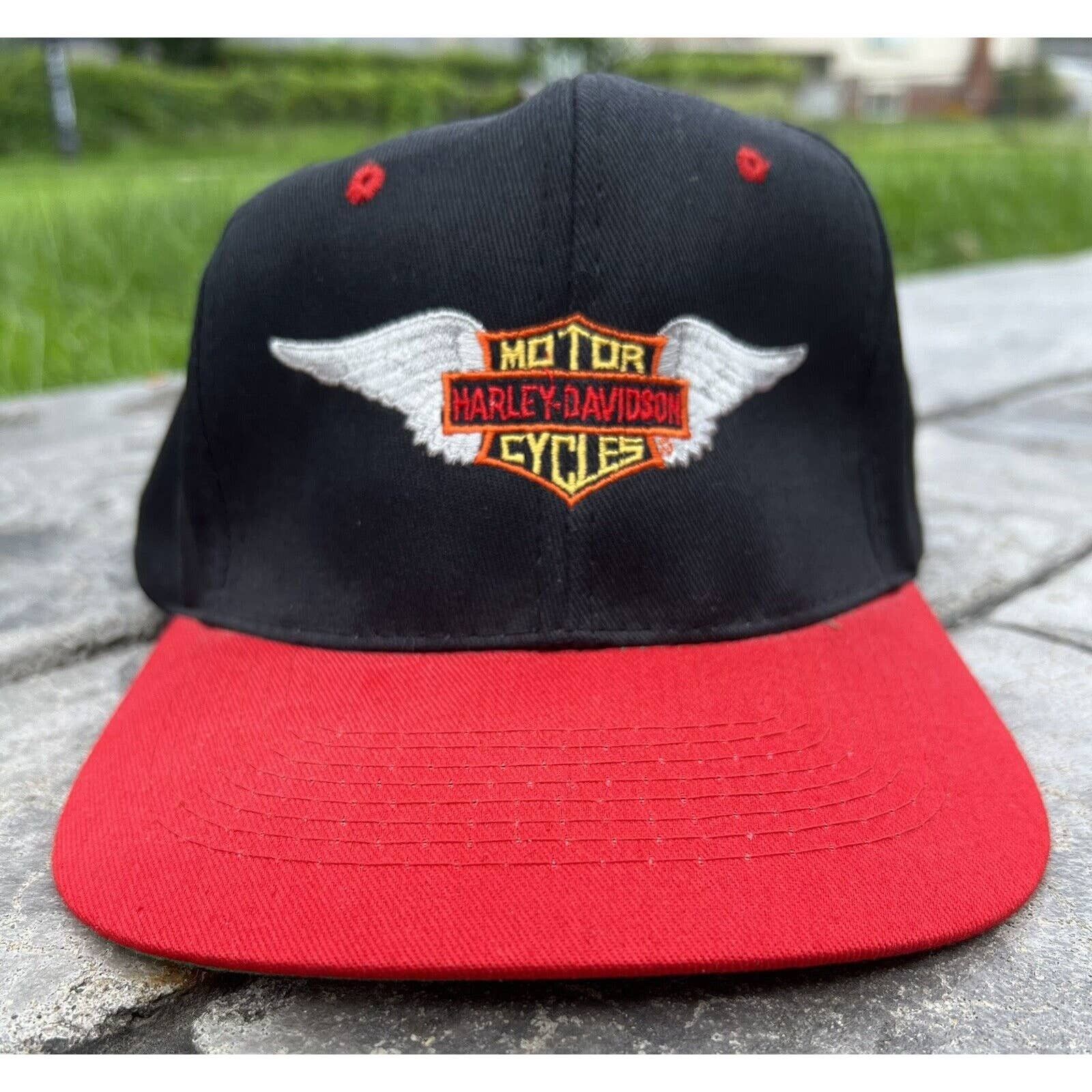 Harley Davidson Vintage 90s Harley Davidson Motor Cycles Snapback Hat