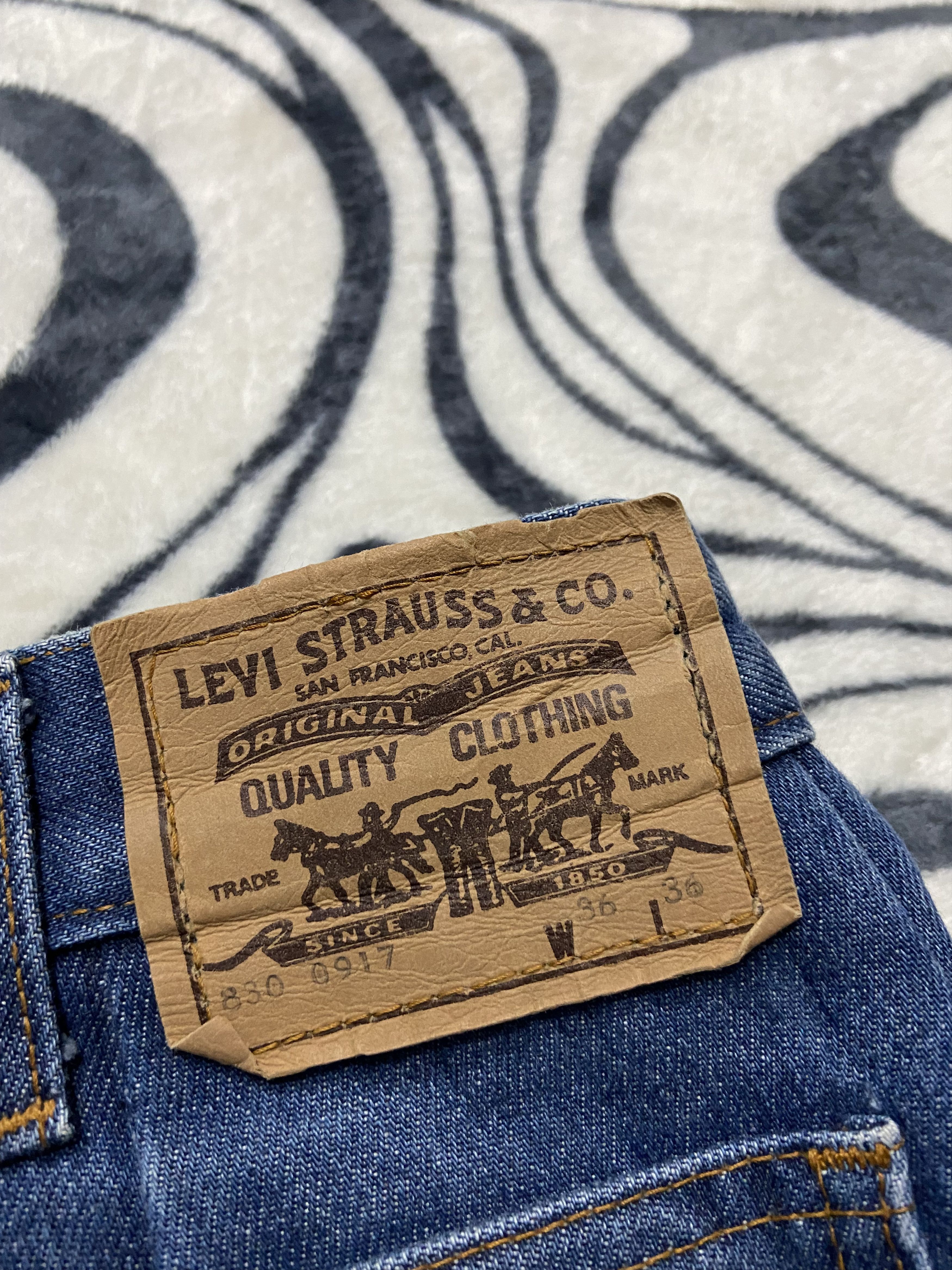 Levi's Levi's 830 90s Vintage Orange Tab Denim Pants Jeans Size US 36 / EU 52 - 3 Thumbnail