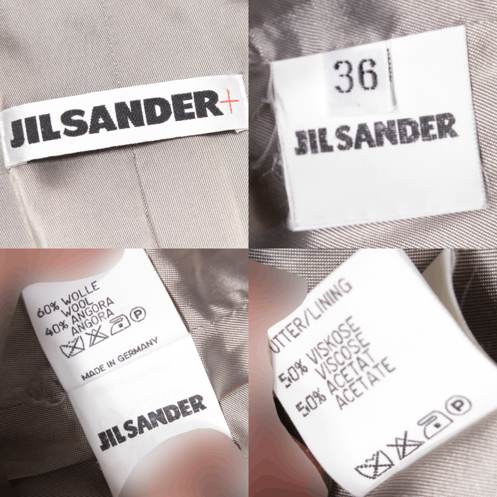 Jil Sander + 90S Wool Angora Short Coat Vintage Size S / US 4 / IT 40 - 11 Thumbnail