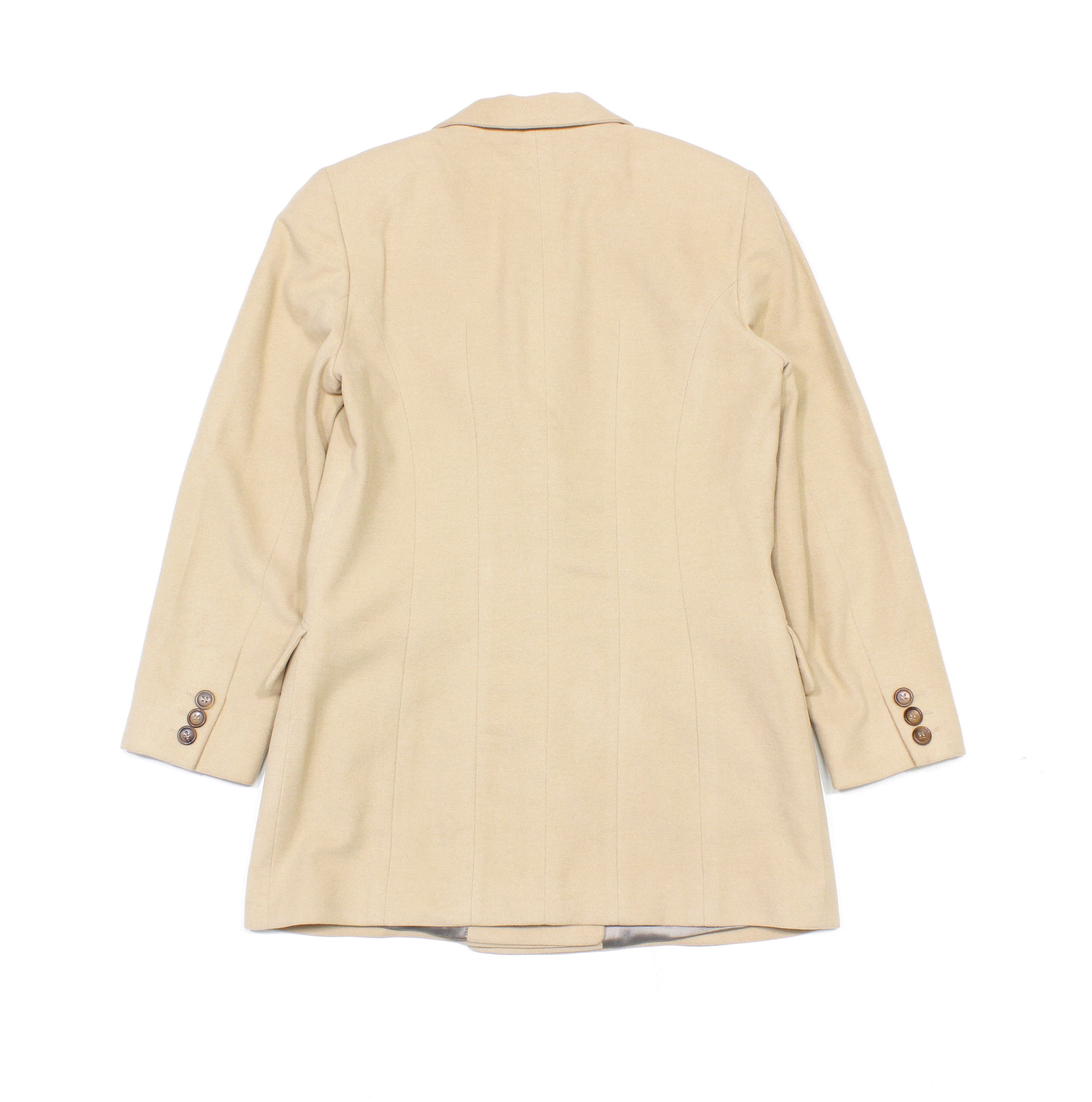 Jil Sander + 90S Wool Angora Short Coat Vintage Size S / US 4 / IT 40 - 3 Thumbnail