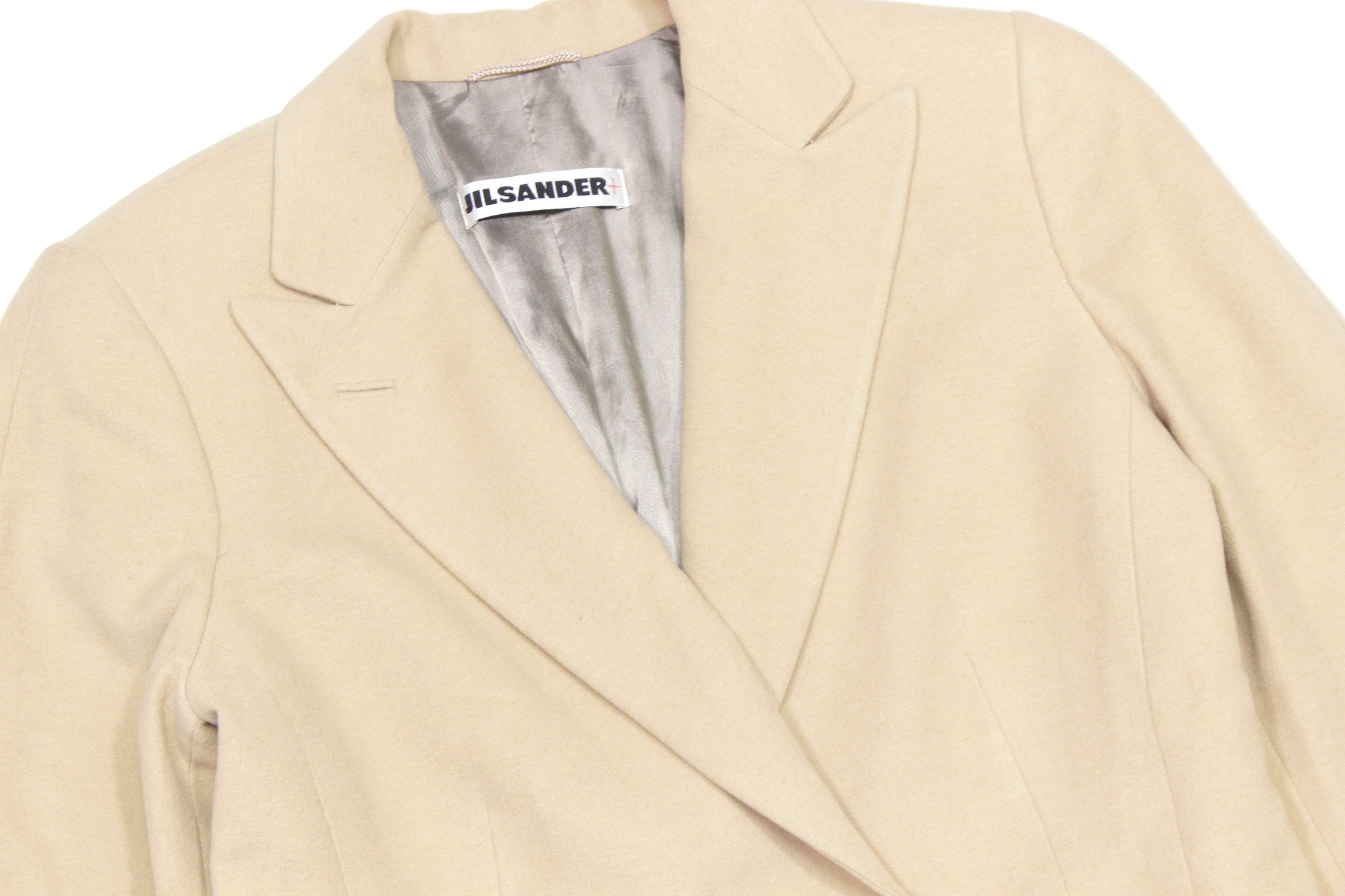 Jil Sander + 90S Wool Angora Short Coat Vintage Size S / US 4 / IT 40 - 4 Thumbnail