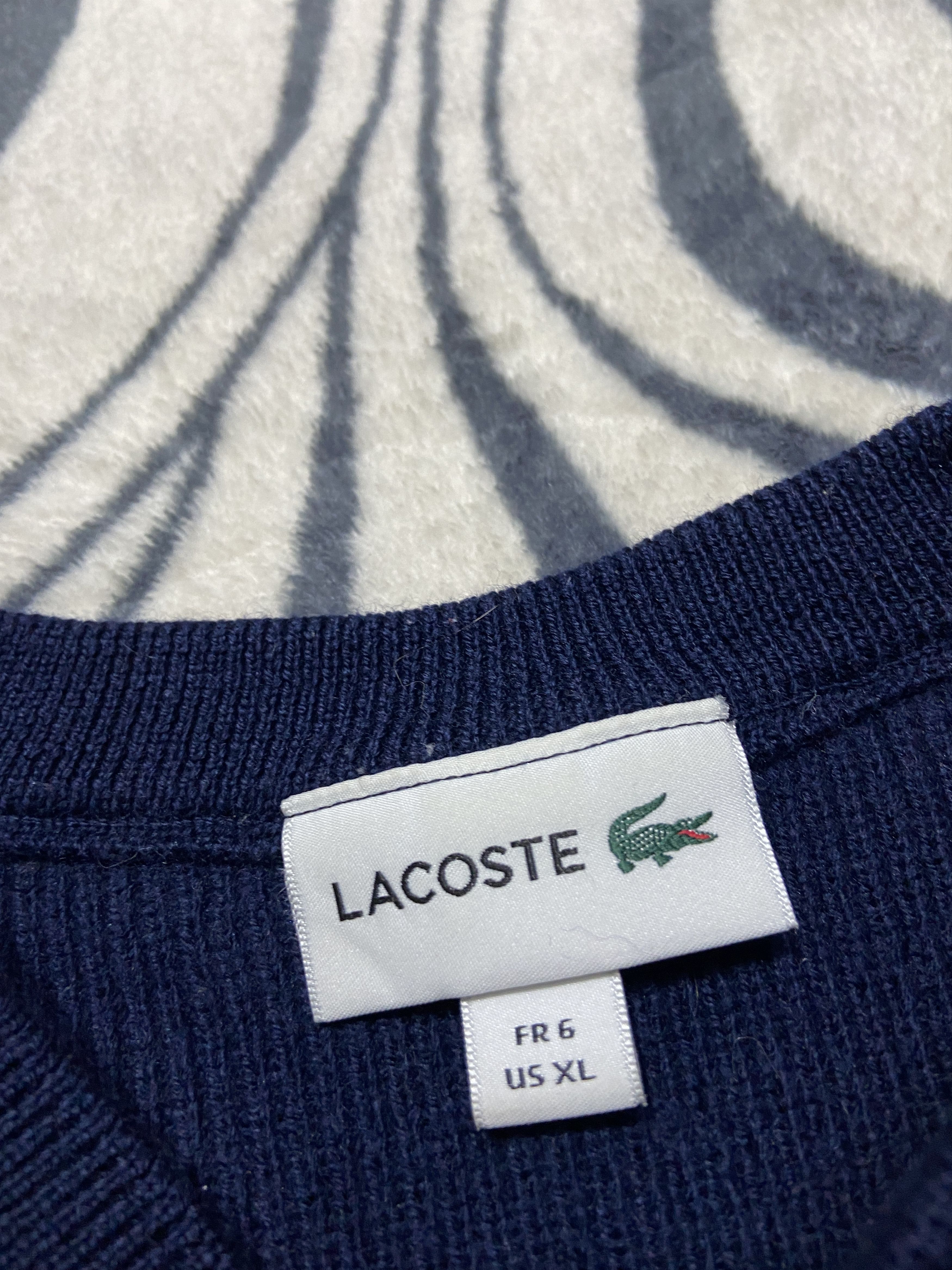 Lacoste × Vintage Lacoste Mens Knit Sweater Knitwear Size US M / EU 48-50 / 2 - 4 Thumbnail