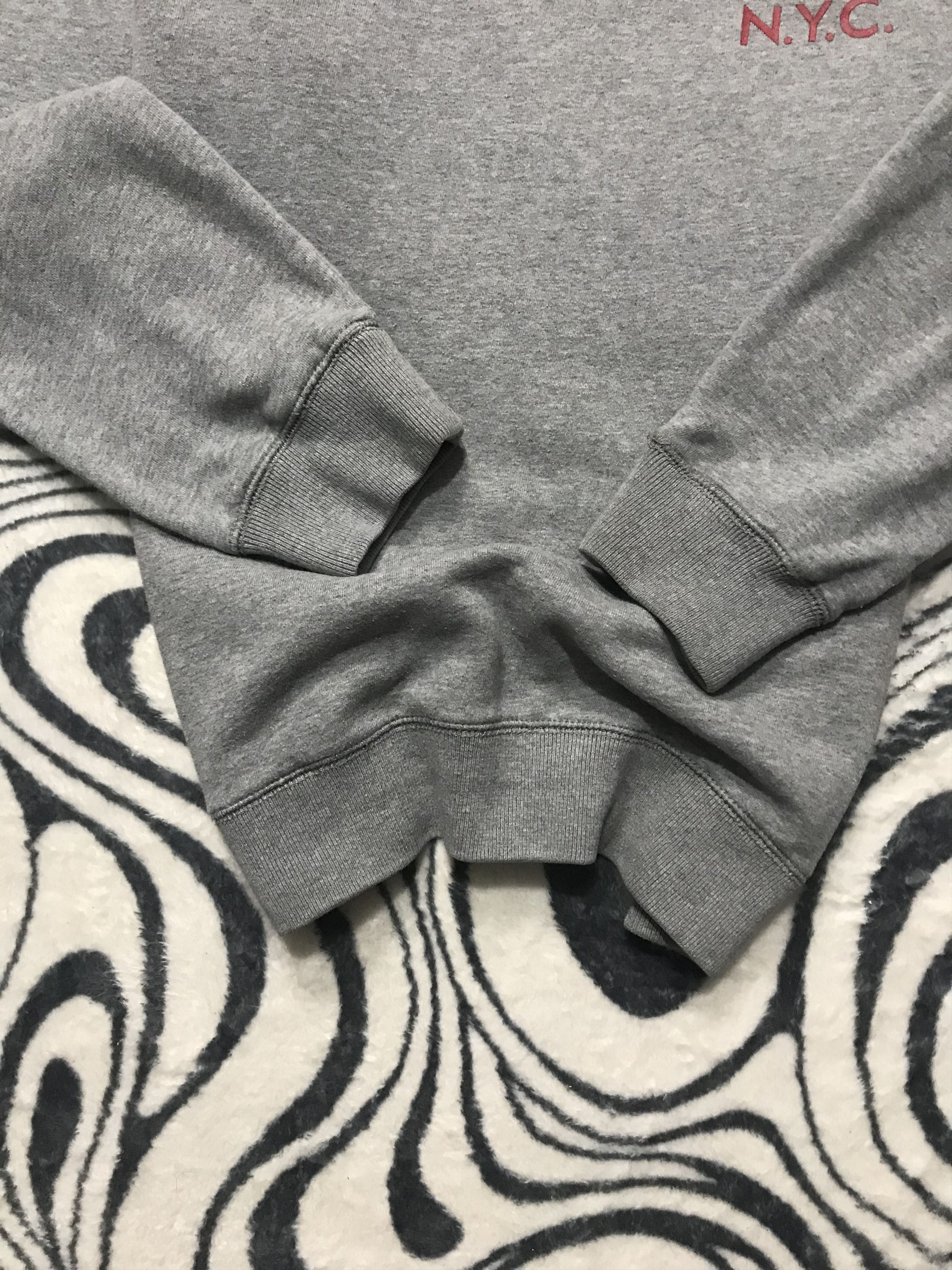 Schott × Vintage Vintage Schott NYC Mens Grey Sweatshirt Size US L / EU 52-54 / 3 - 3 Thumbnail