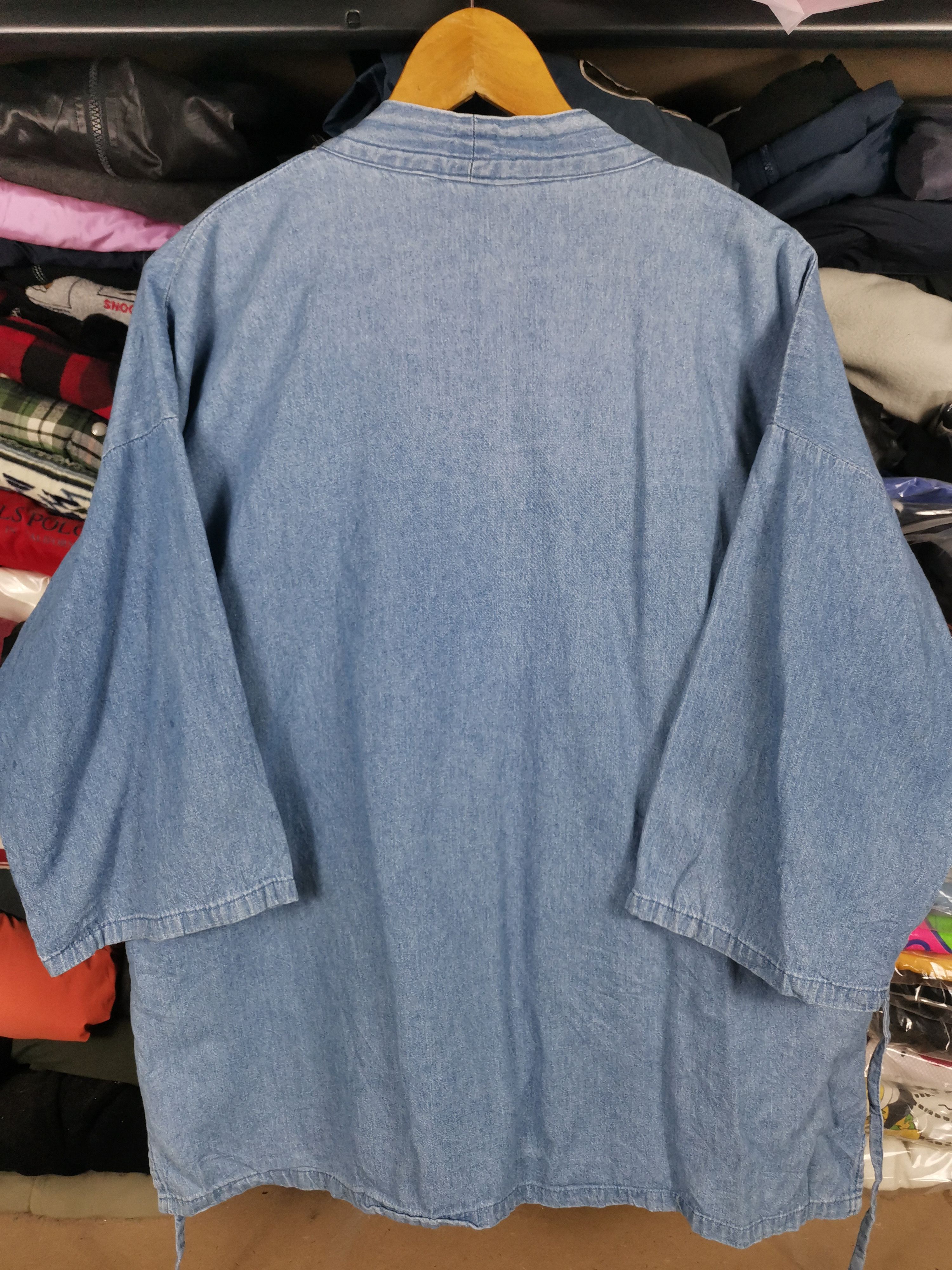 Japanese Brand Vintage Kimono Denim Japanese Traditional Size US L / EU 52-54 / 3 - 2 Thumbnail