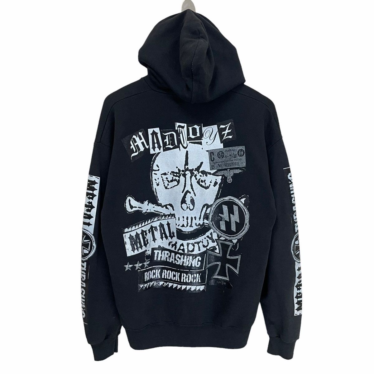 Hysteric Glamour × Japanese Brand × Seditionaries 💥VTG MAD TOYZ ZIPPER HOODIE PUNK ZORLAC Size US M / EU 48-50 / 2 - 2 Thumbnail