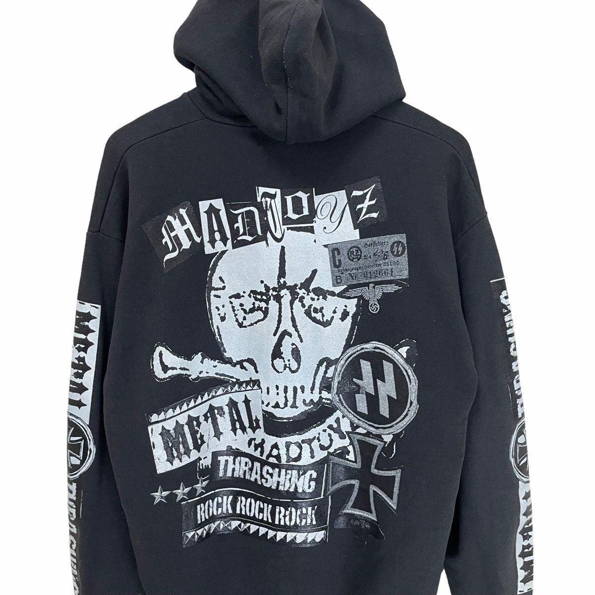 Hysteric Glamour × Japanese Brand × Seditionaries 💥VTG MAD TOYZ ZIPPER HOODIE PUNK ZORLAC Size US M / EU 48-50 / 2 - 8 Thumbnail