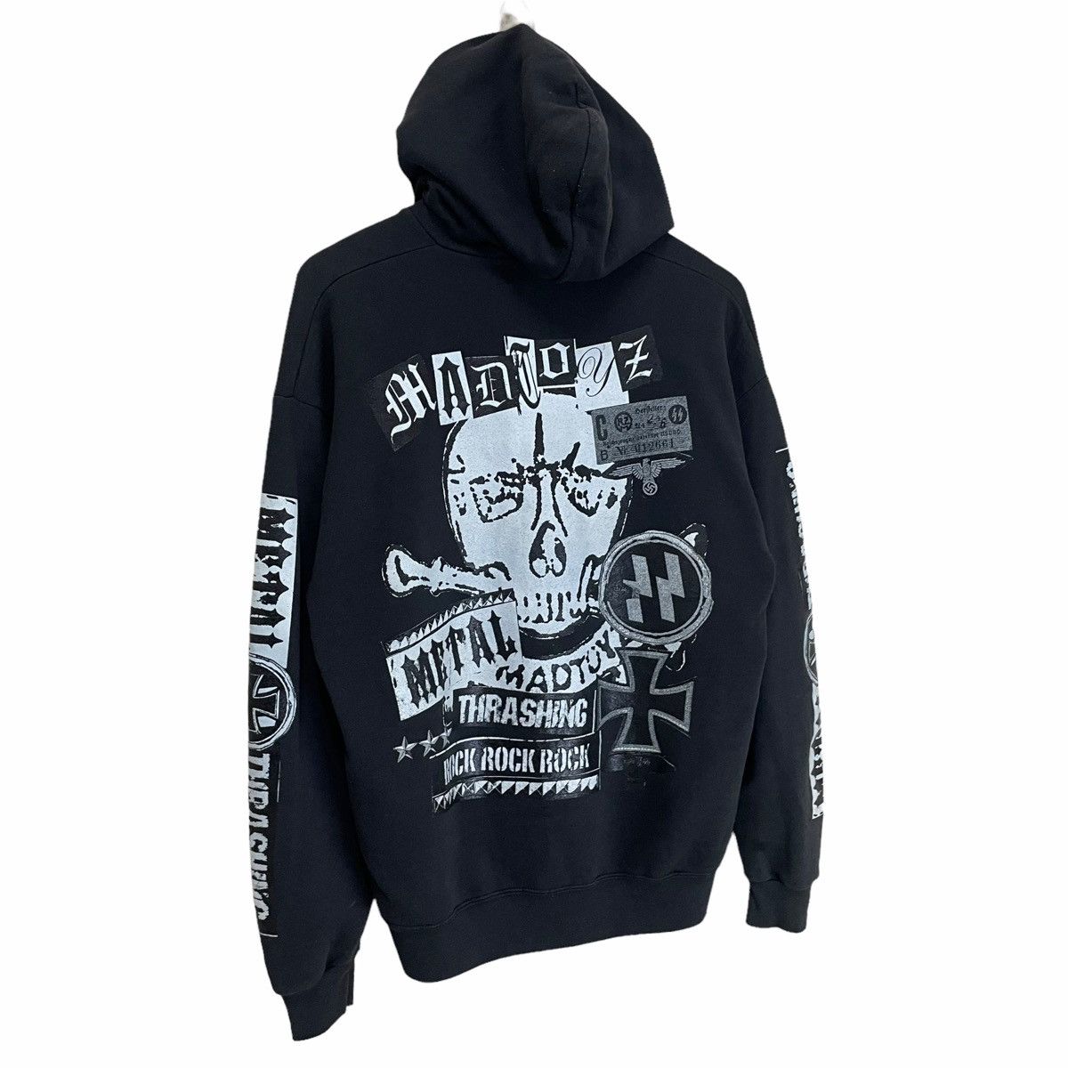 Hysteric Glamour × Japanese Brand × Seditionaries 💥VTG MAD TOYZ ZIPPER HOODIE PUNK ZORLAC Size US M / EU 48-50 / 2 - 7 Thumbnail