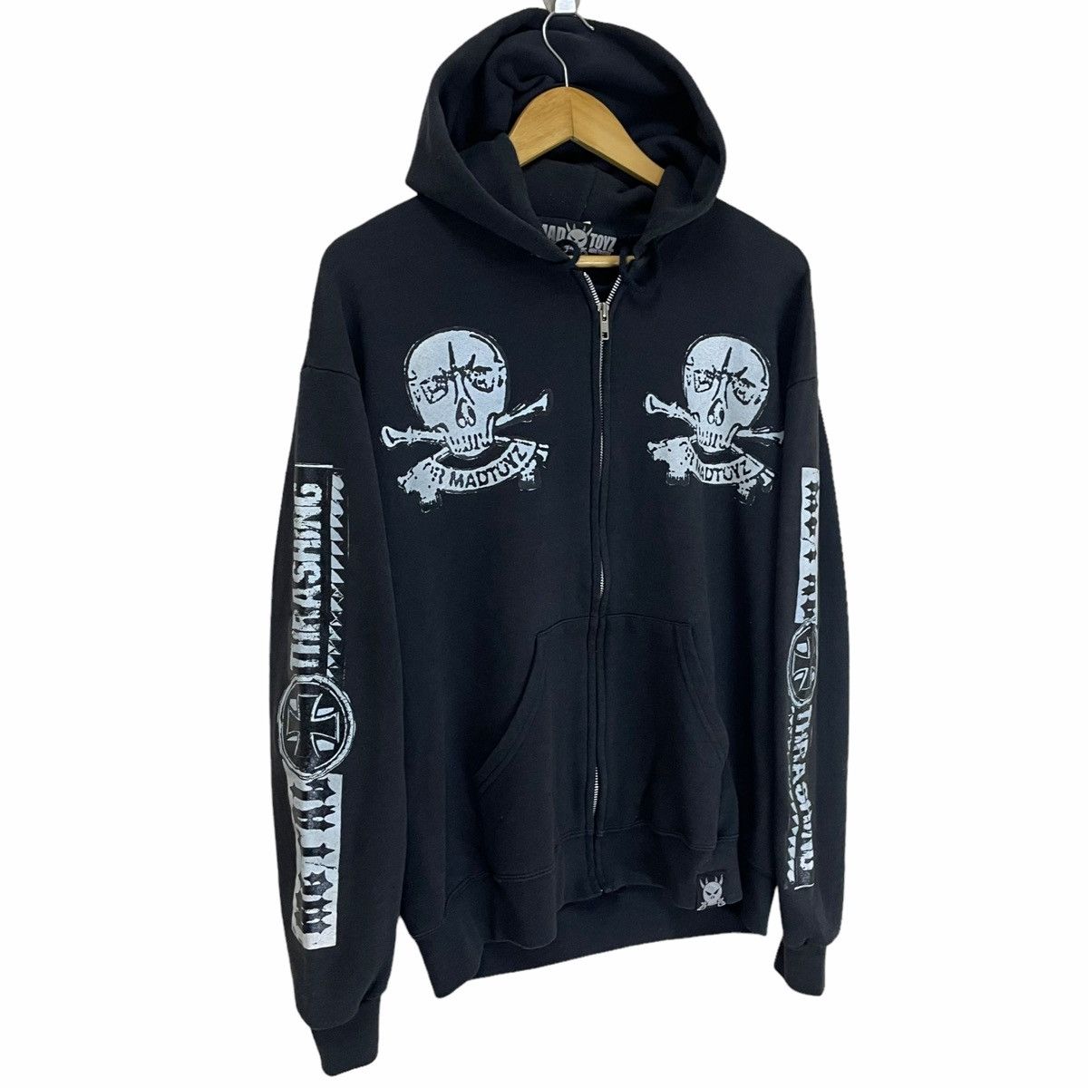 Hysteric Glamour × Japanese Brand × Seditionaries 💥VTG MAD TOYZ ZIPPER HOODIE PUNK ZORLAC Size US M / EU 48-50 / 2 - 3 Thumbnail