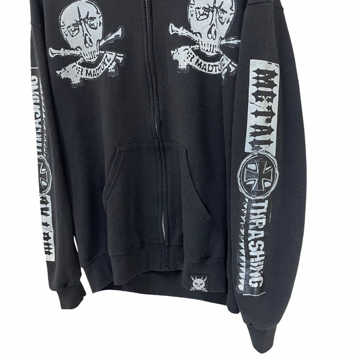 Hysteric Glamour × Japanese Brand × Seditionaries 💥VTG MAD TOYZ ZIPPER HOODIE PUNK ZORLAC Size US M / EU 48-50 / 2 - 6 Thumbnail