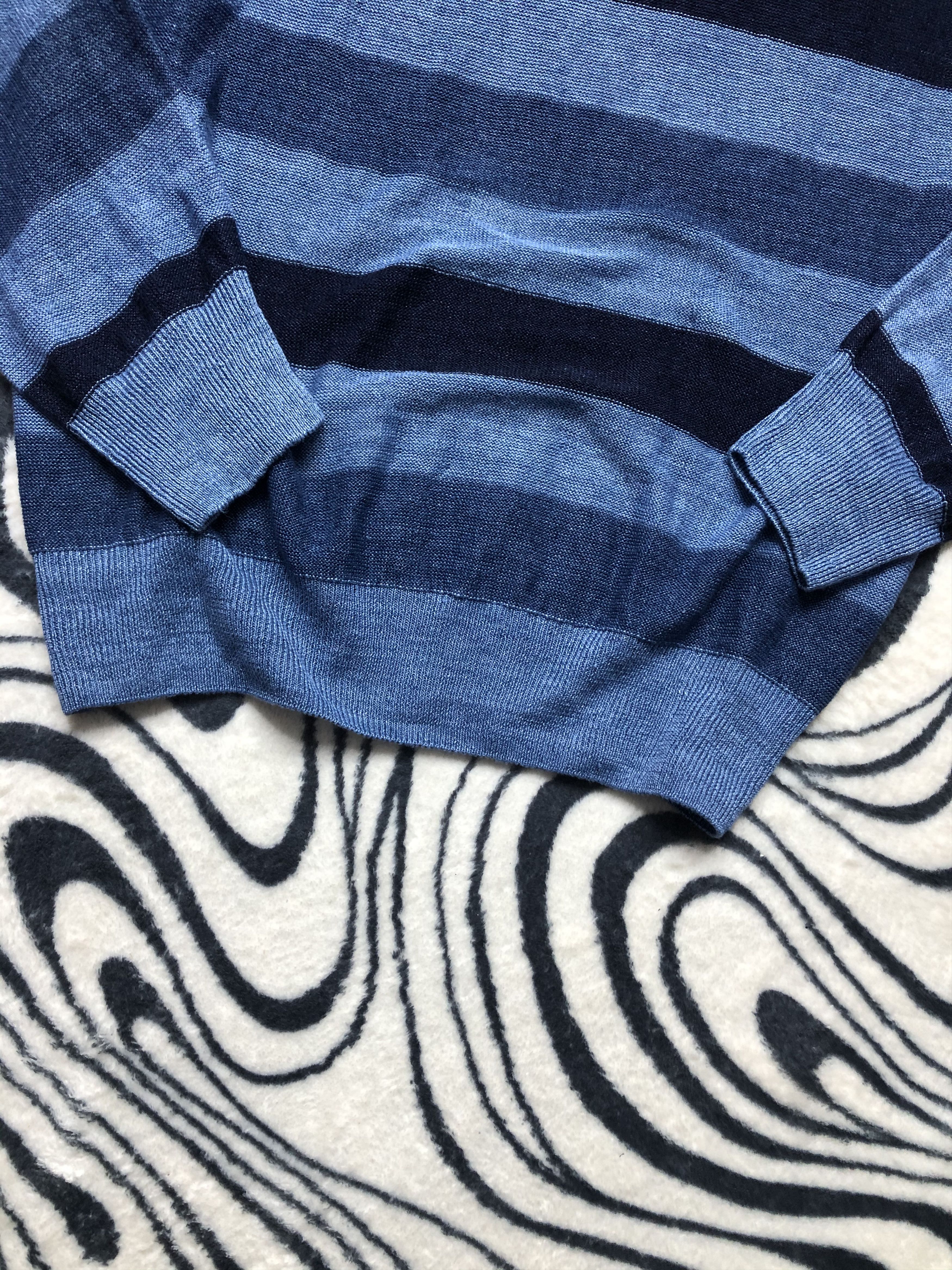 Lacoste × Vintage Lacoste Vintage Mens Linen Knit Sweater Knitwear Size US L / EU 52-54 / 3 - 3 Thumbnail