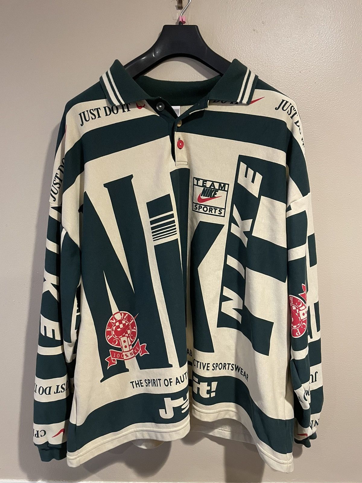 Nike Flea Market Polo Cpfm Nike Cactus Plant Flea Market Long Sleeve Polo  Nike X Cactus